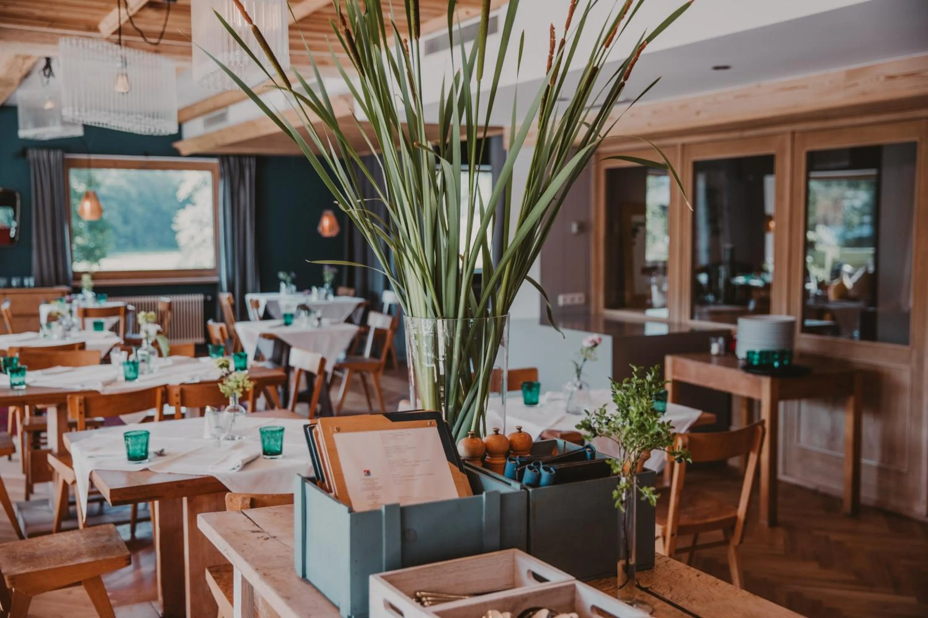 Restaurant/places to eat in SEEBICHL haus am see Designhotel Kitzbühel