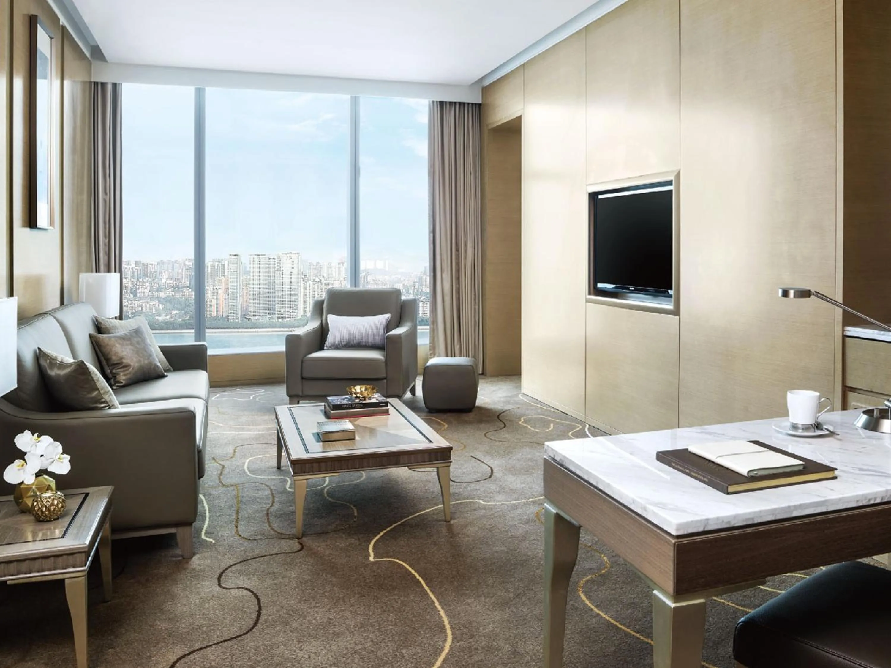 Living room in Langham Place Guangzhou