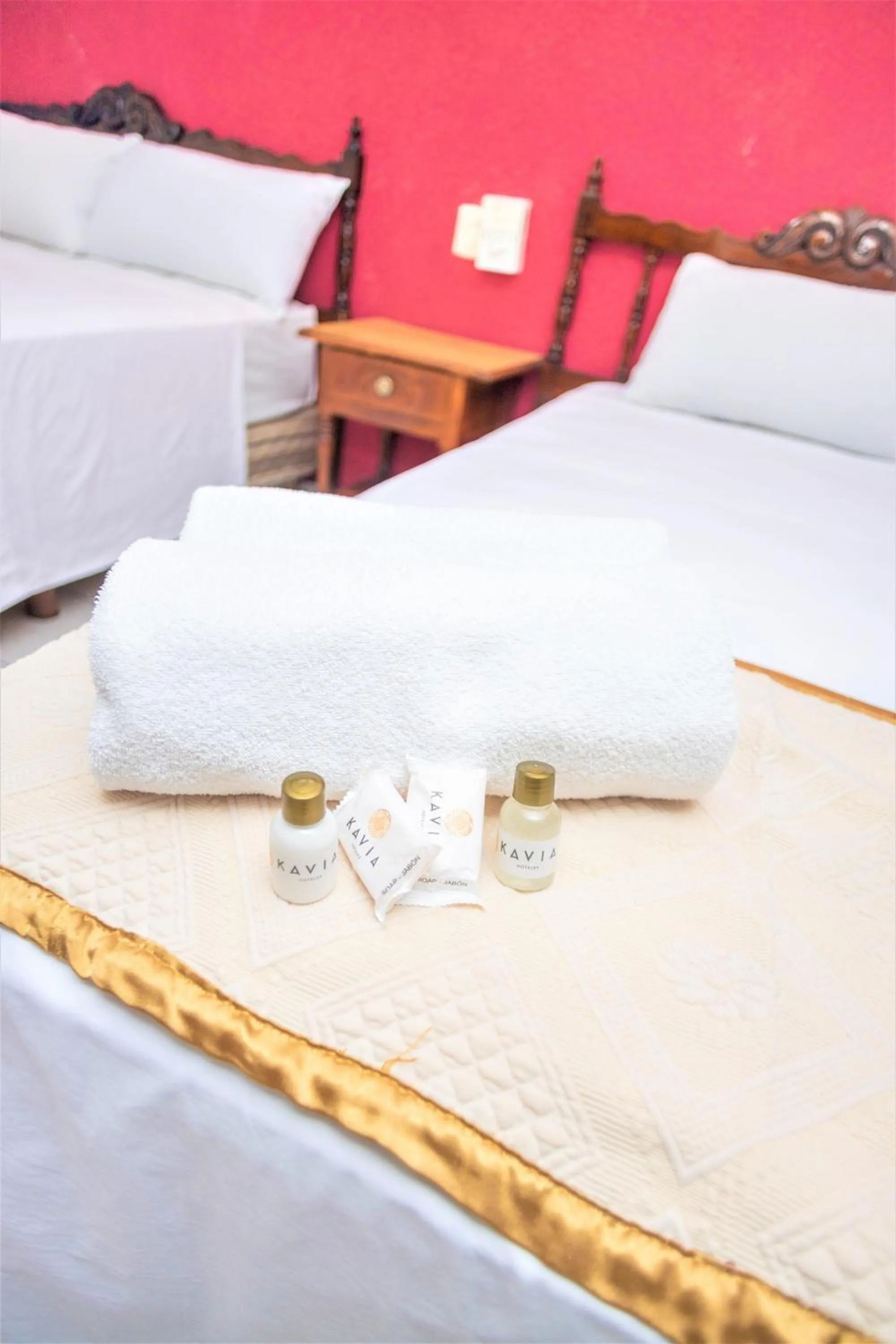 Bed in Hotel Santa Lucía