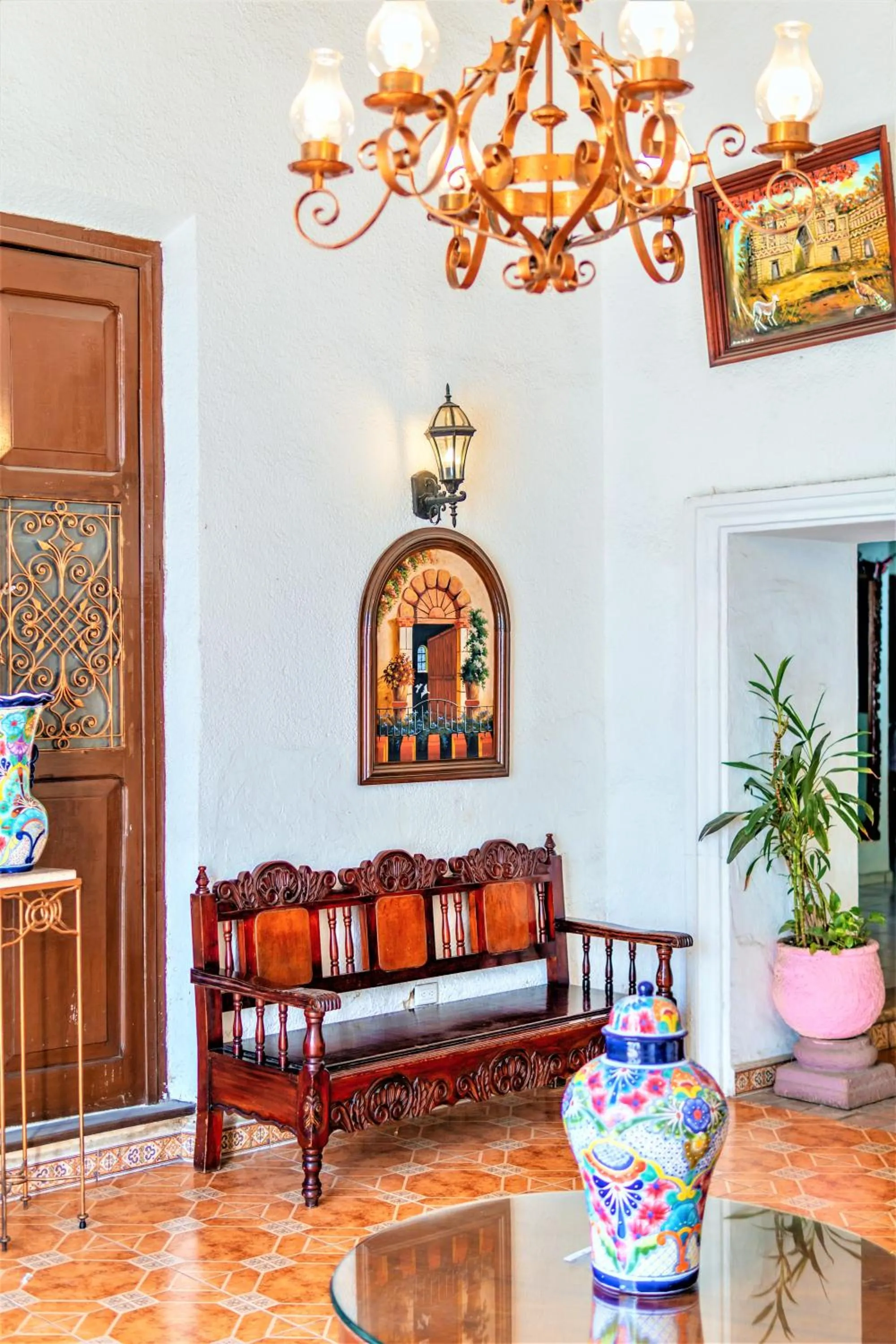 Seating area in Hotel Santa Lucía