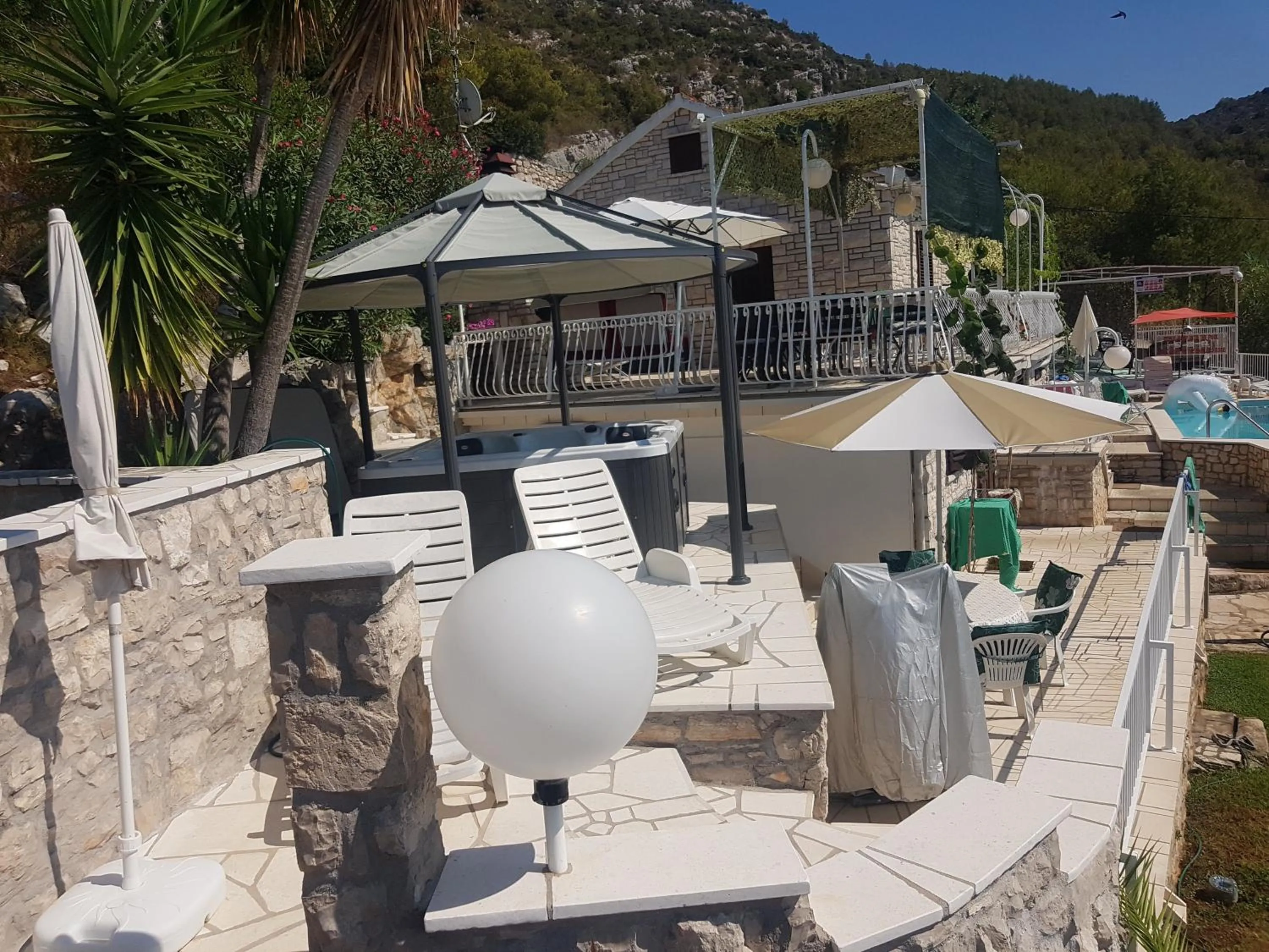 Patio in Apartments Villa Sonia & Teo Hvar