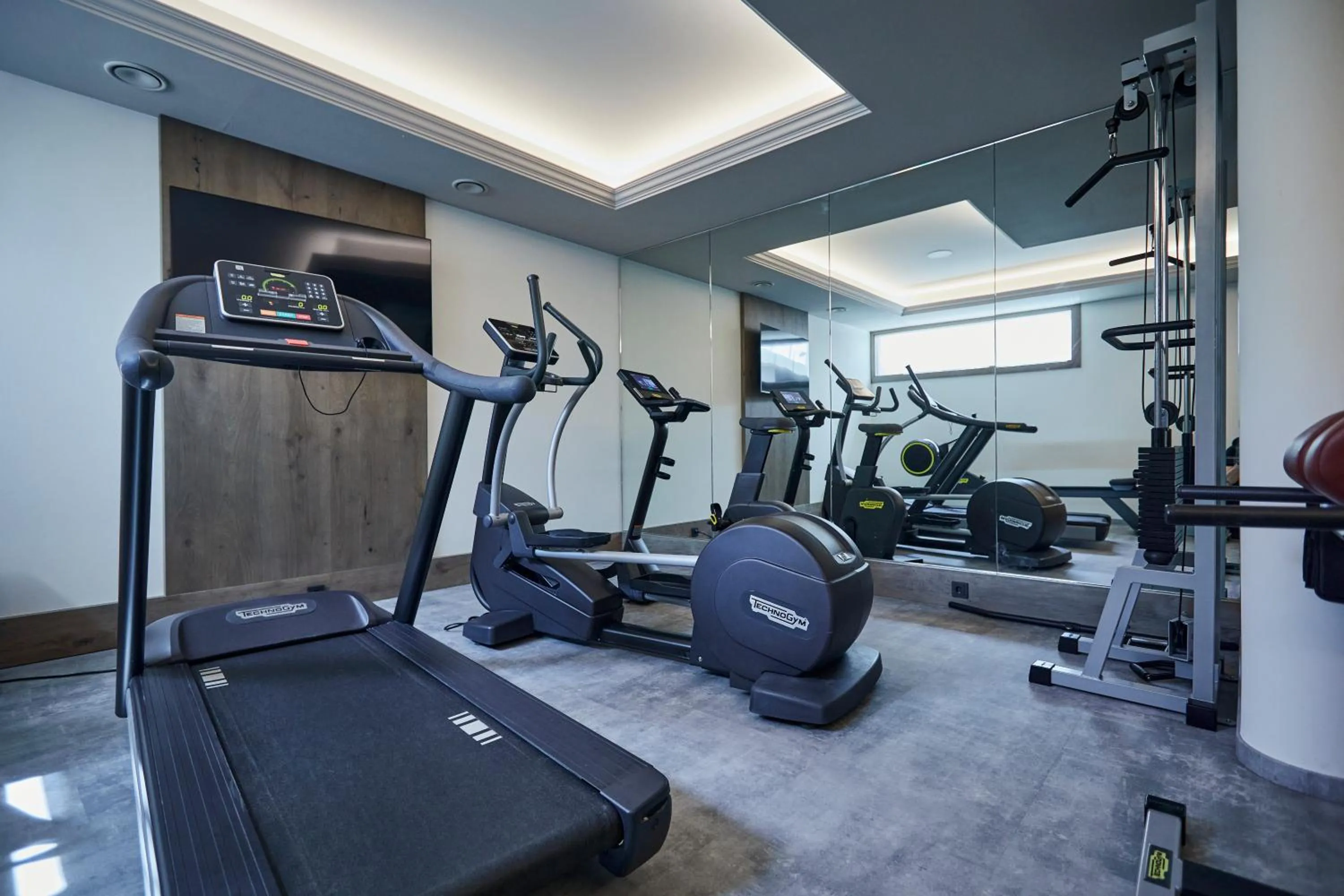 Fitness centre/facilities in Hotel Gabi