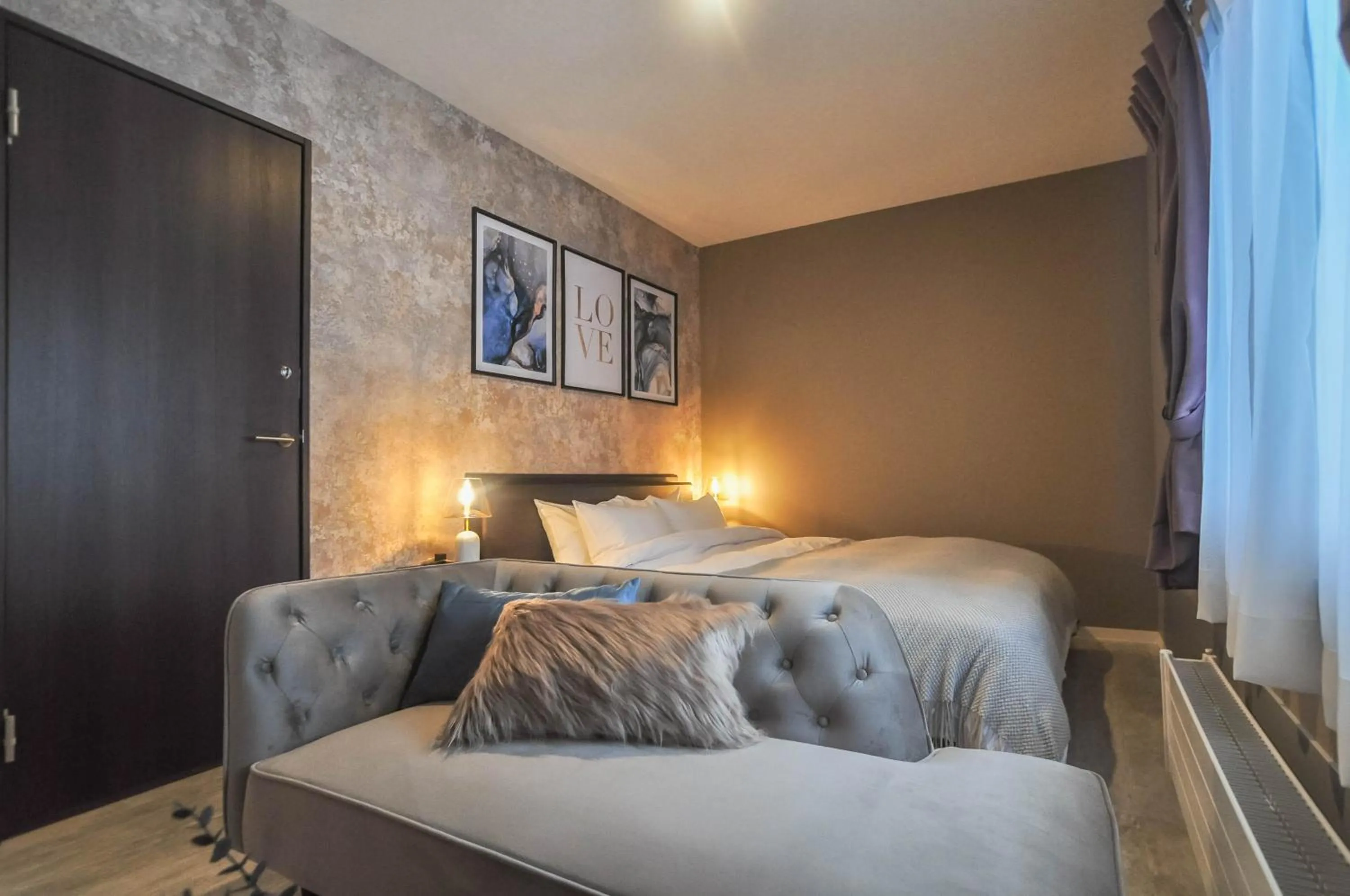 Bedroom, Bed in Rusutsu Grand Cabin