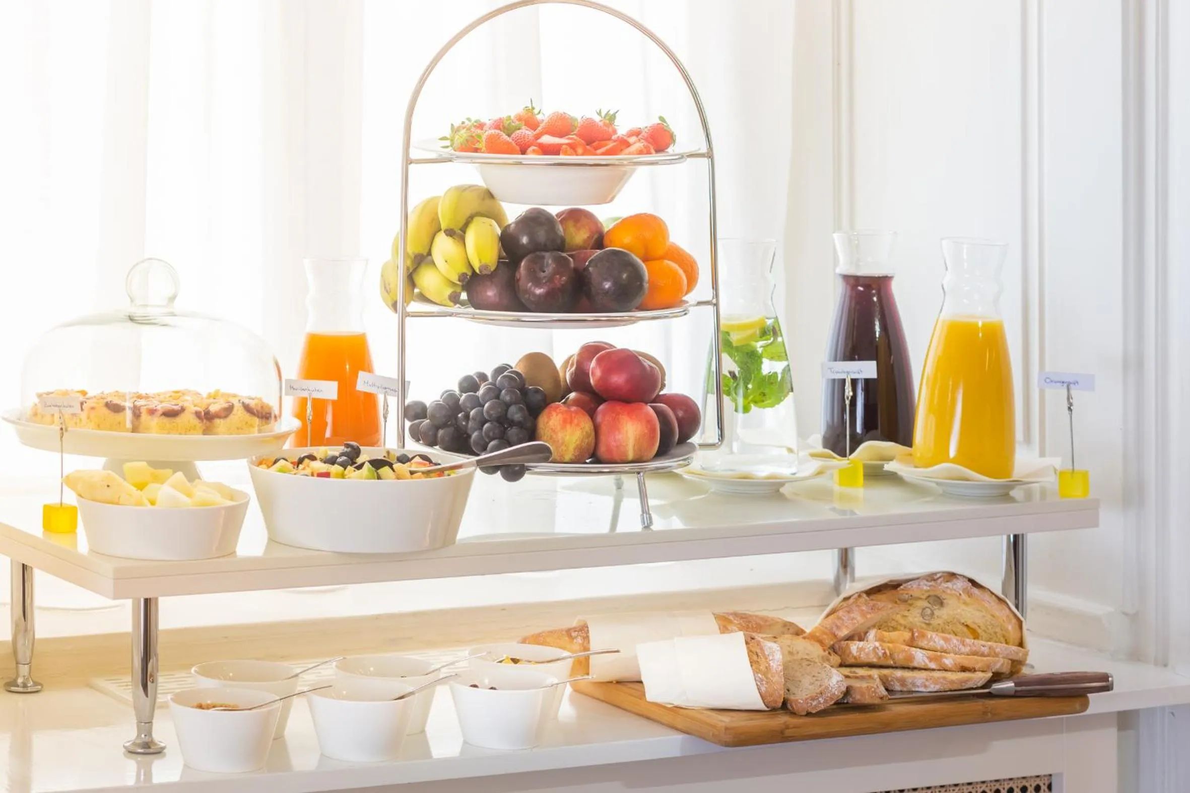 Buffet breakfast in HiLight Suites Hotel