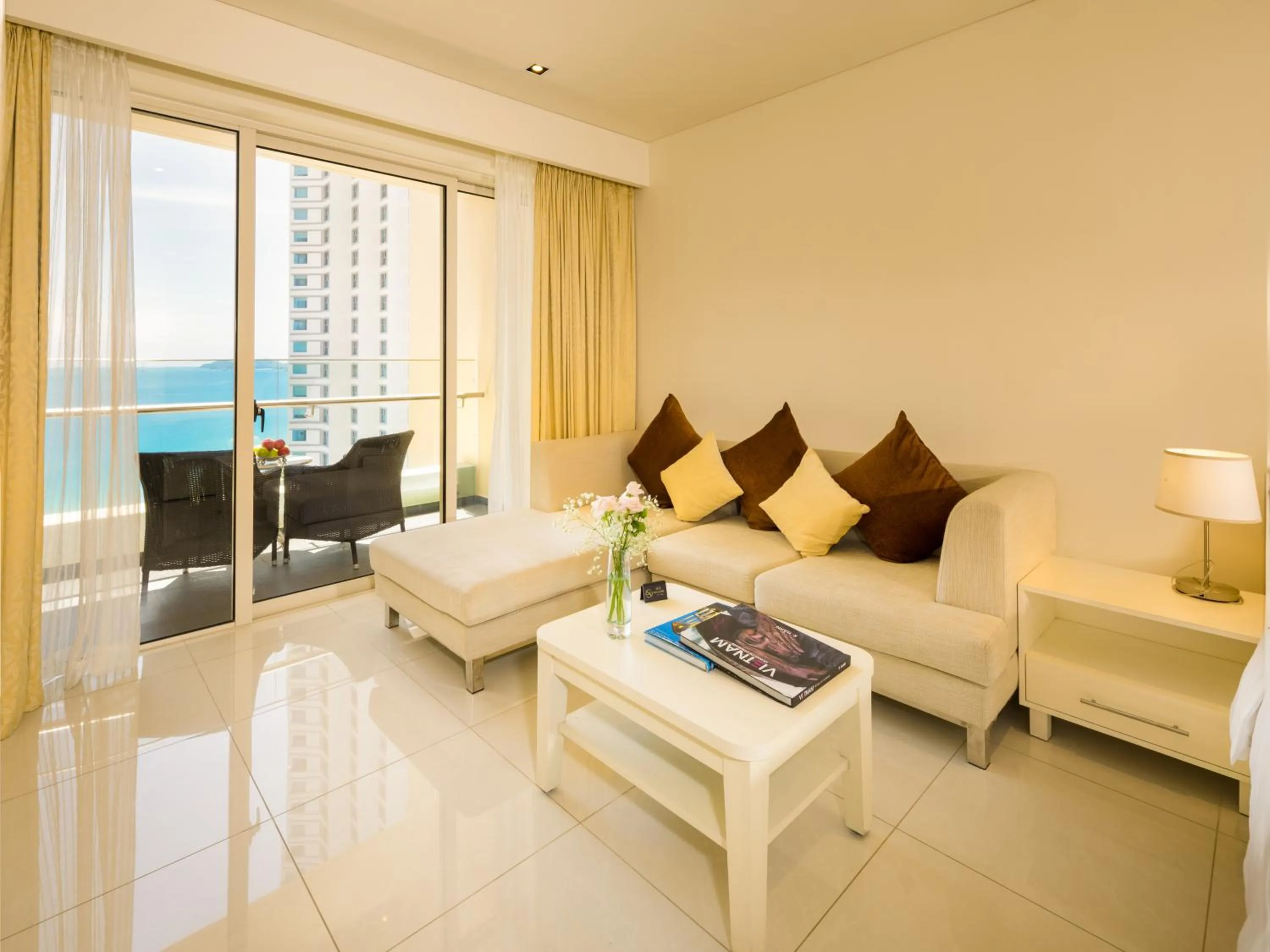 Living room in The Costa Nha Trang Residences