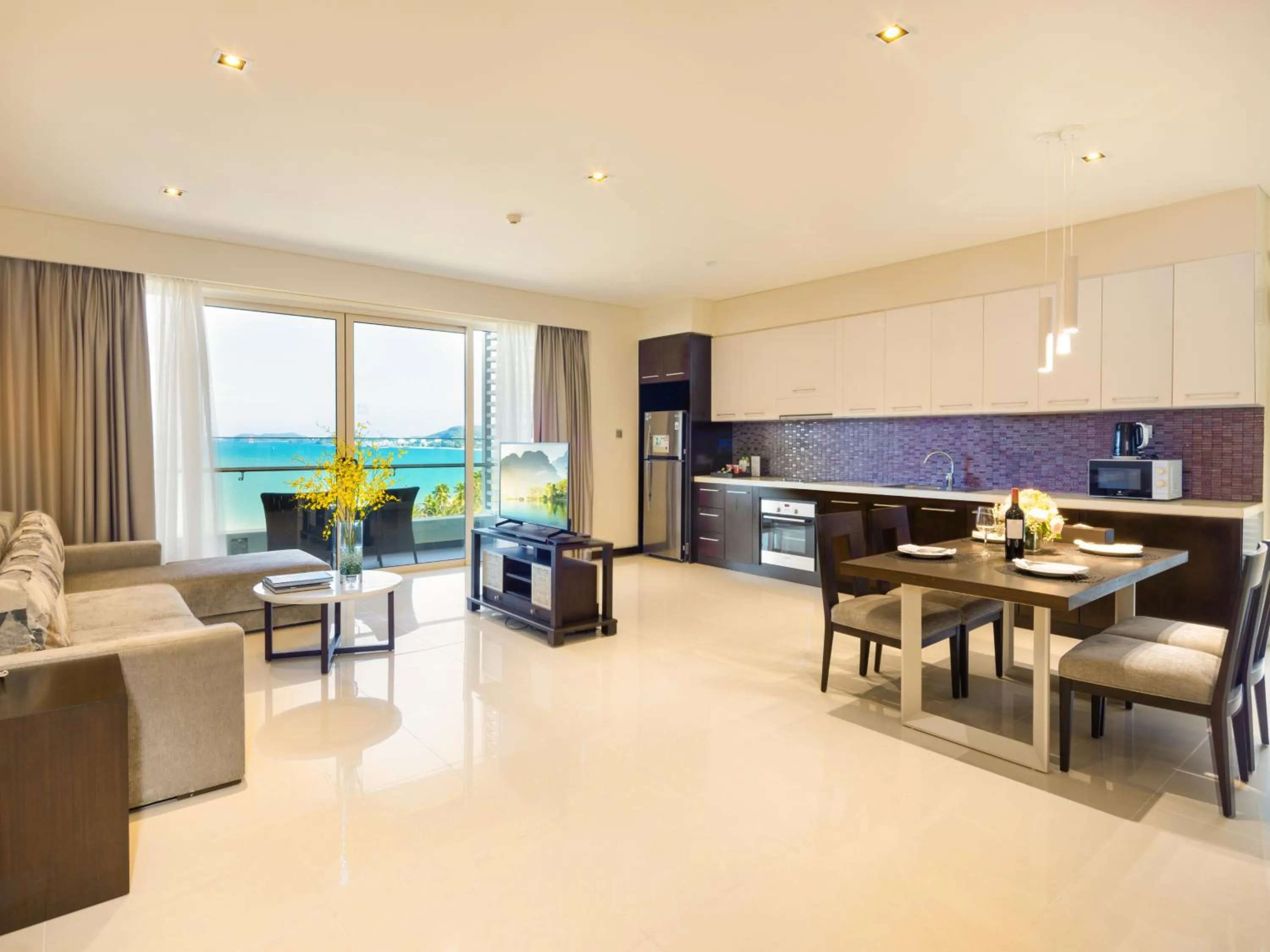 Kitchen or kitchenette in The Costa Nha Trang Residences
