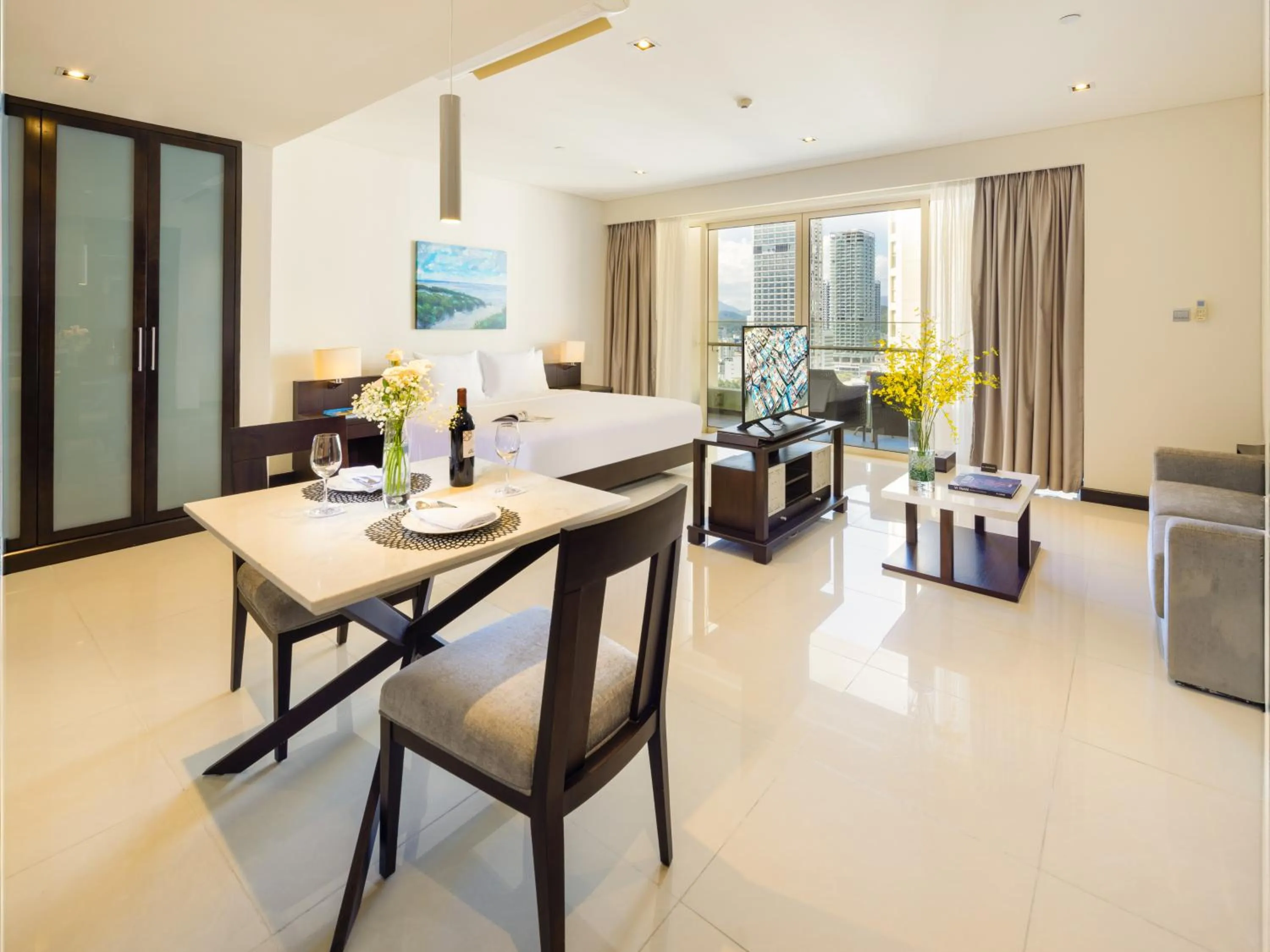 Living room in The Costa Nha Trang Residences