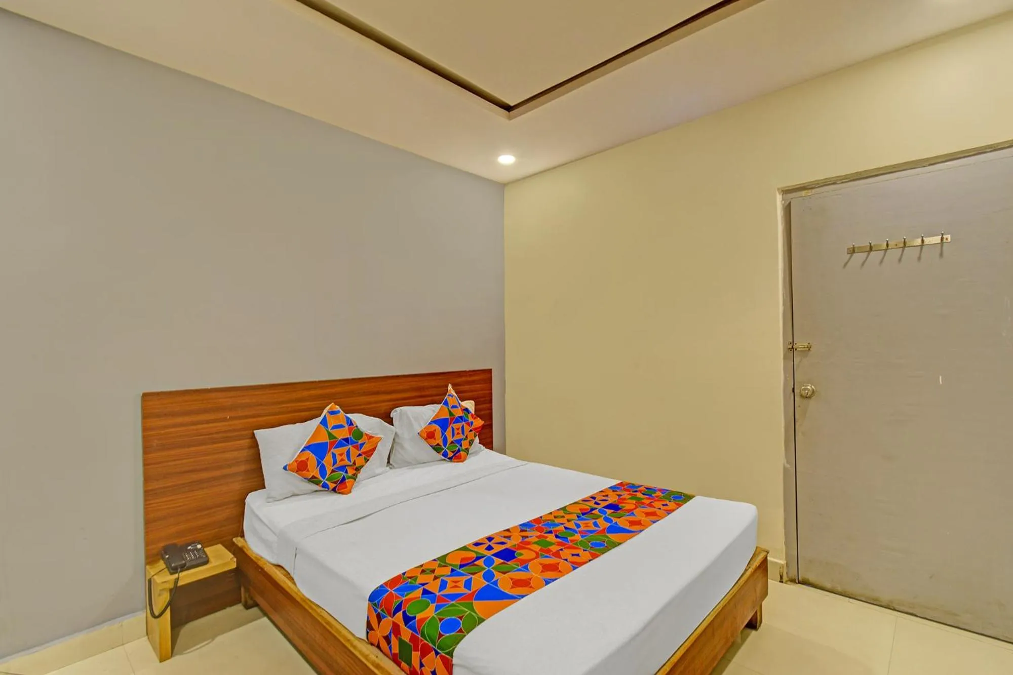 Bed in FabHotel White Ridge LB Nagar