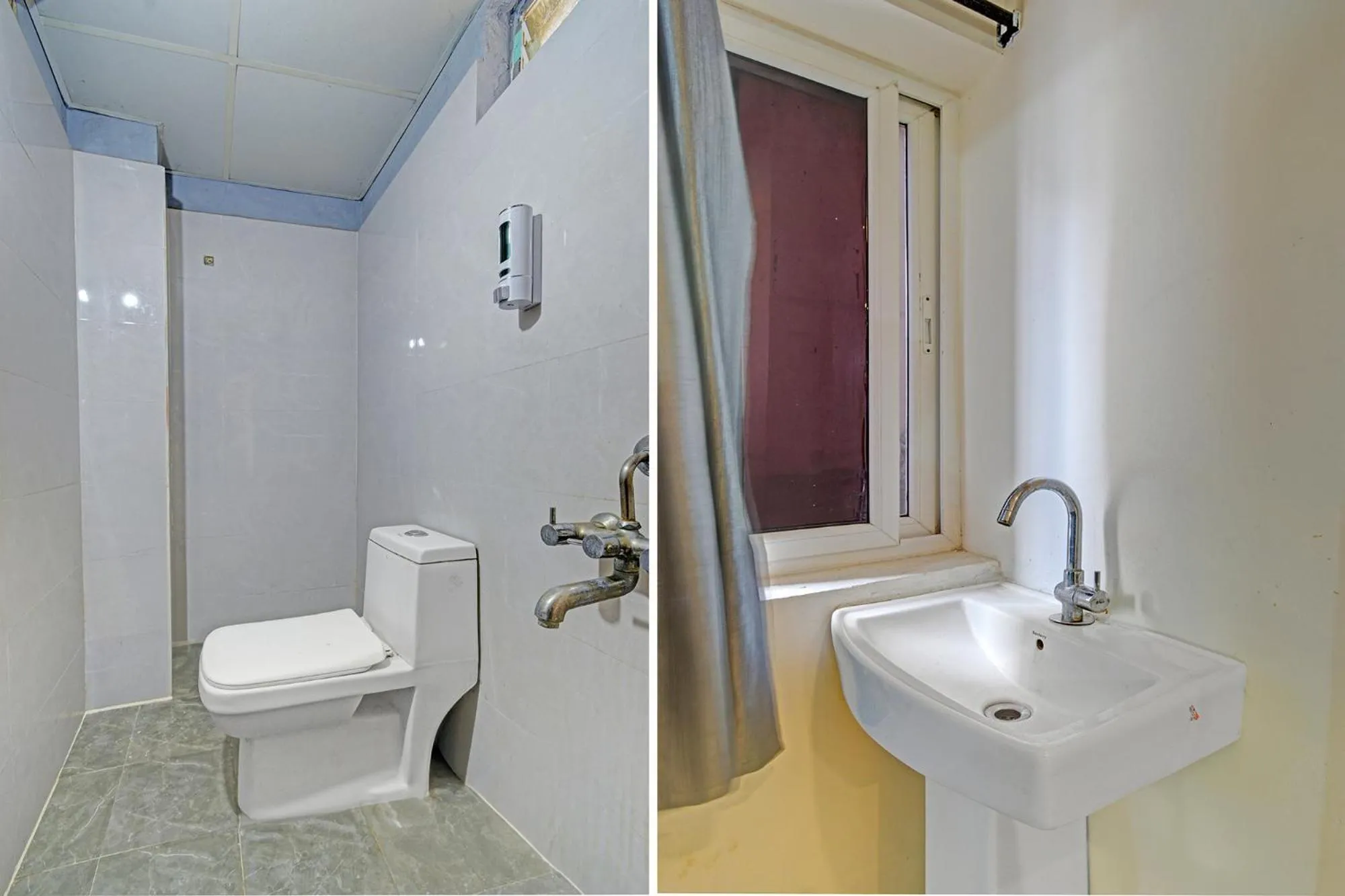 Bathroom in FabHotel White Ridge LB Nagar