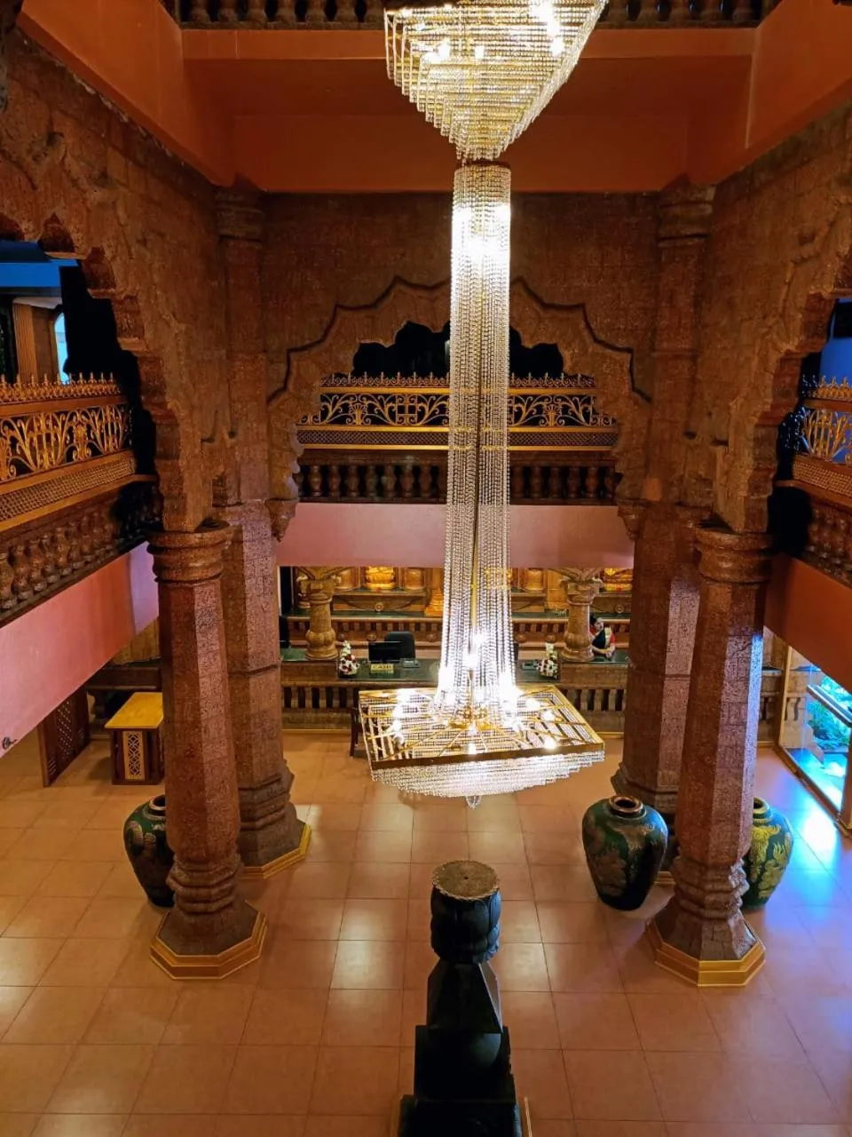 Seating area in Krishna Beach Resort