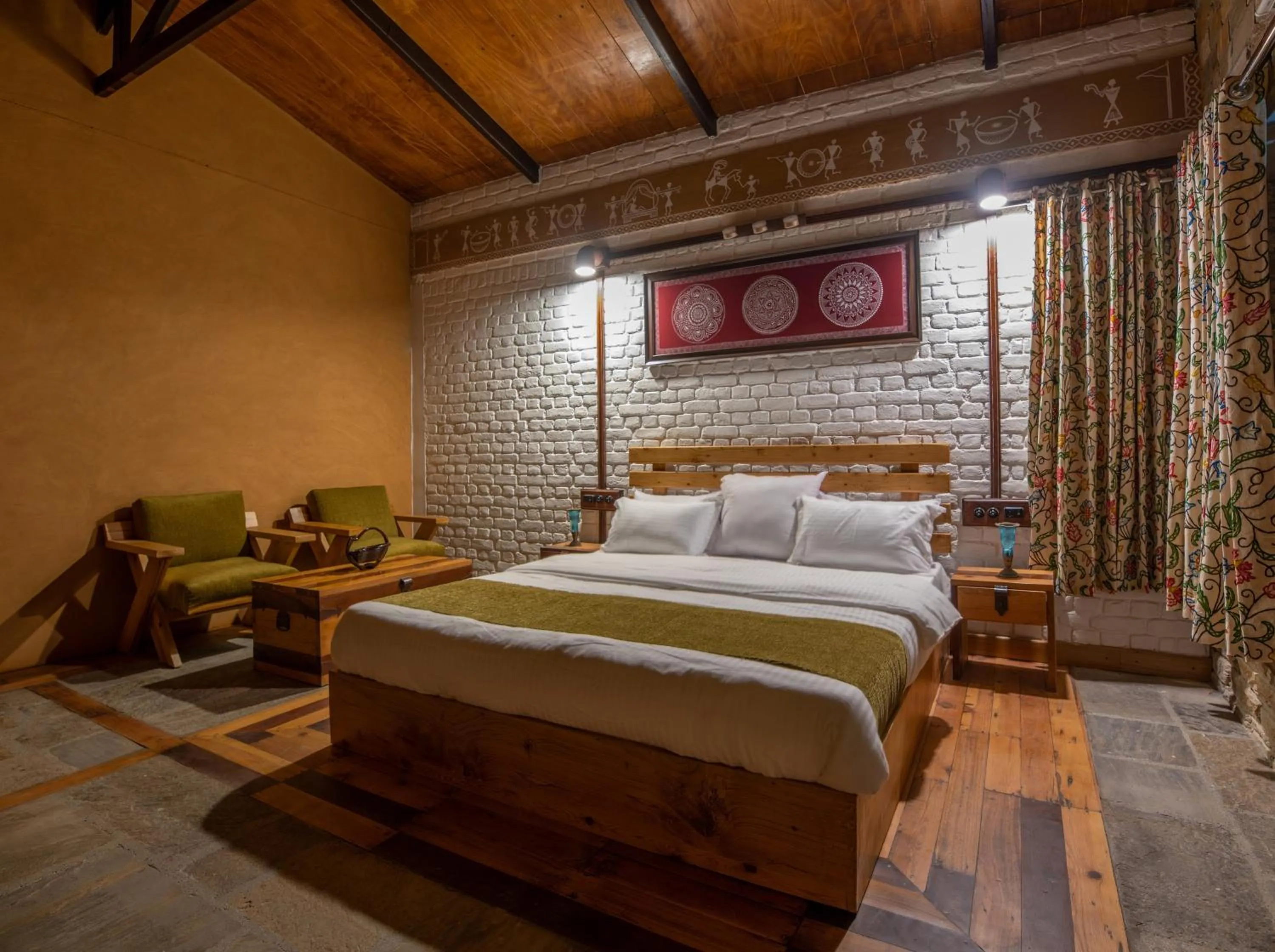 Bedroom, Bed in BluSalzz Homes - The Himalayan Bungalow, Almora - Uttarakhand