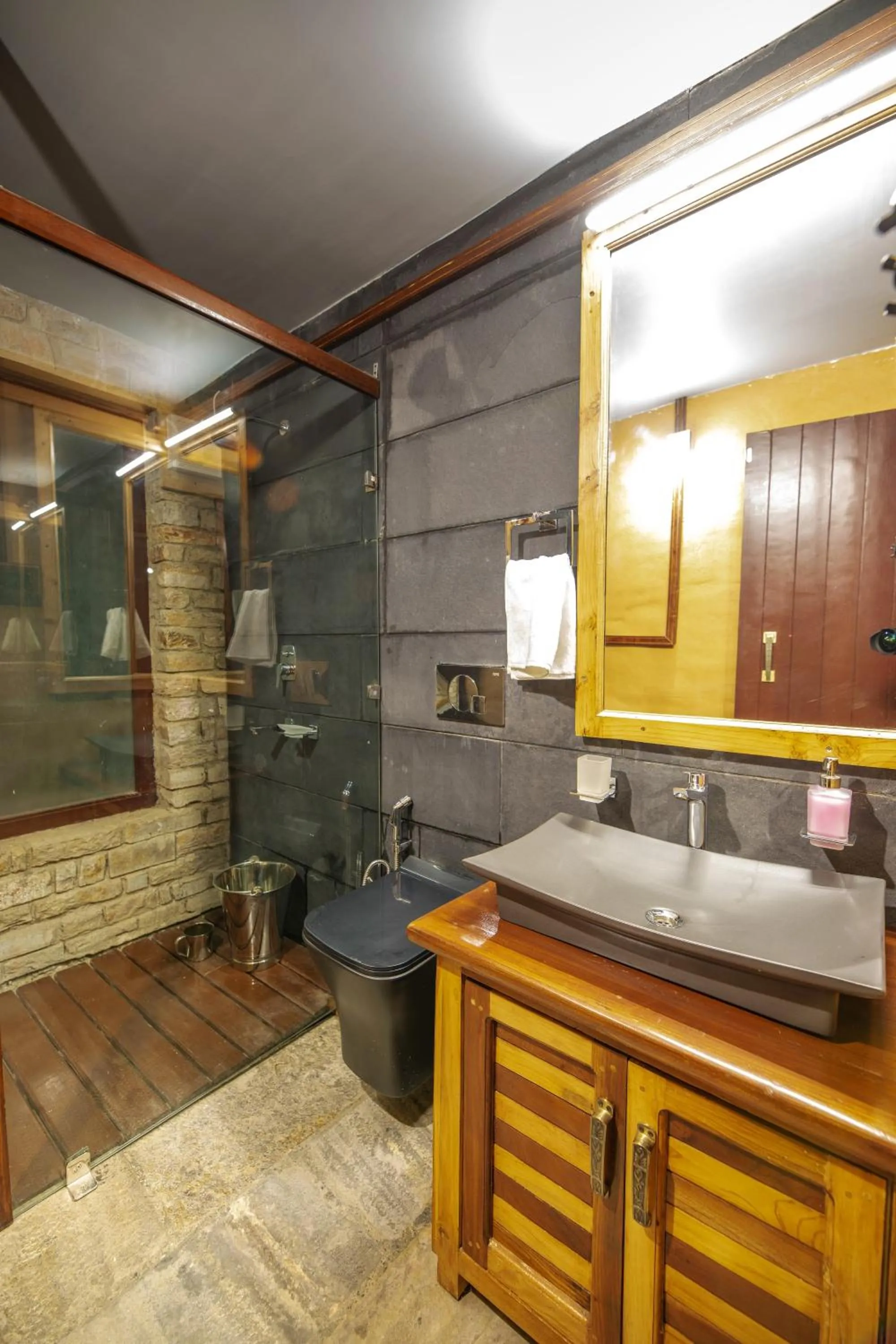 Bathroom in BluSalzz Homes - The Himalayan Bungalow, Almora - Uttarakhand