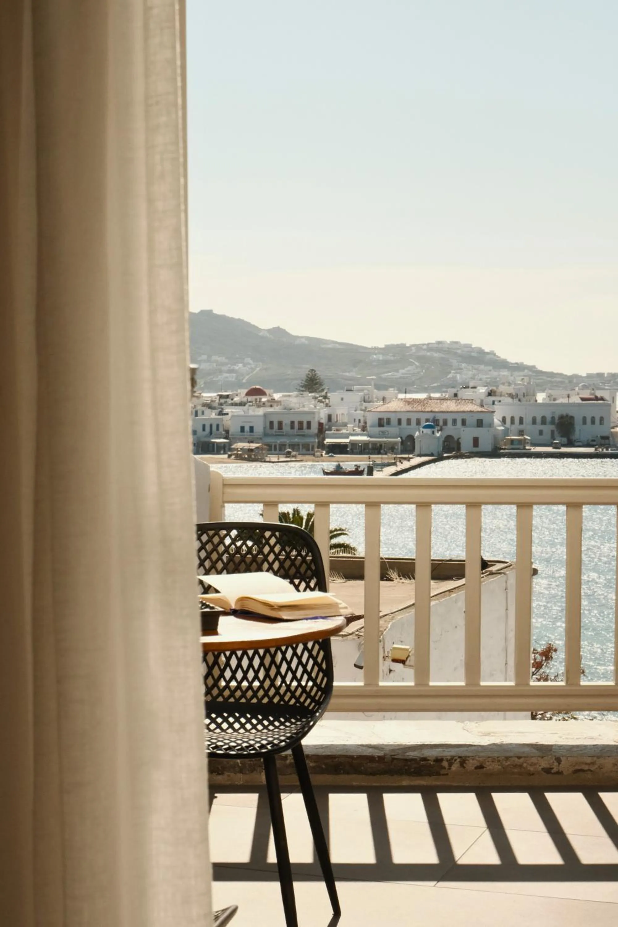 Yalos Hotel Sunset view Mykonos town private rooms