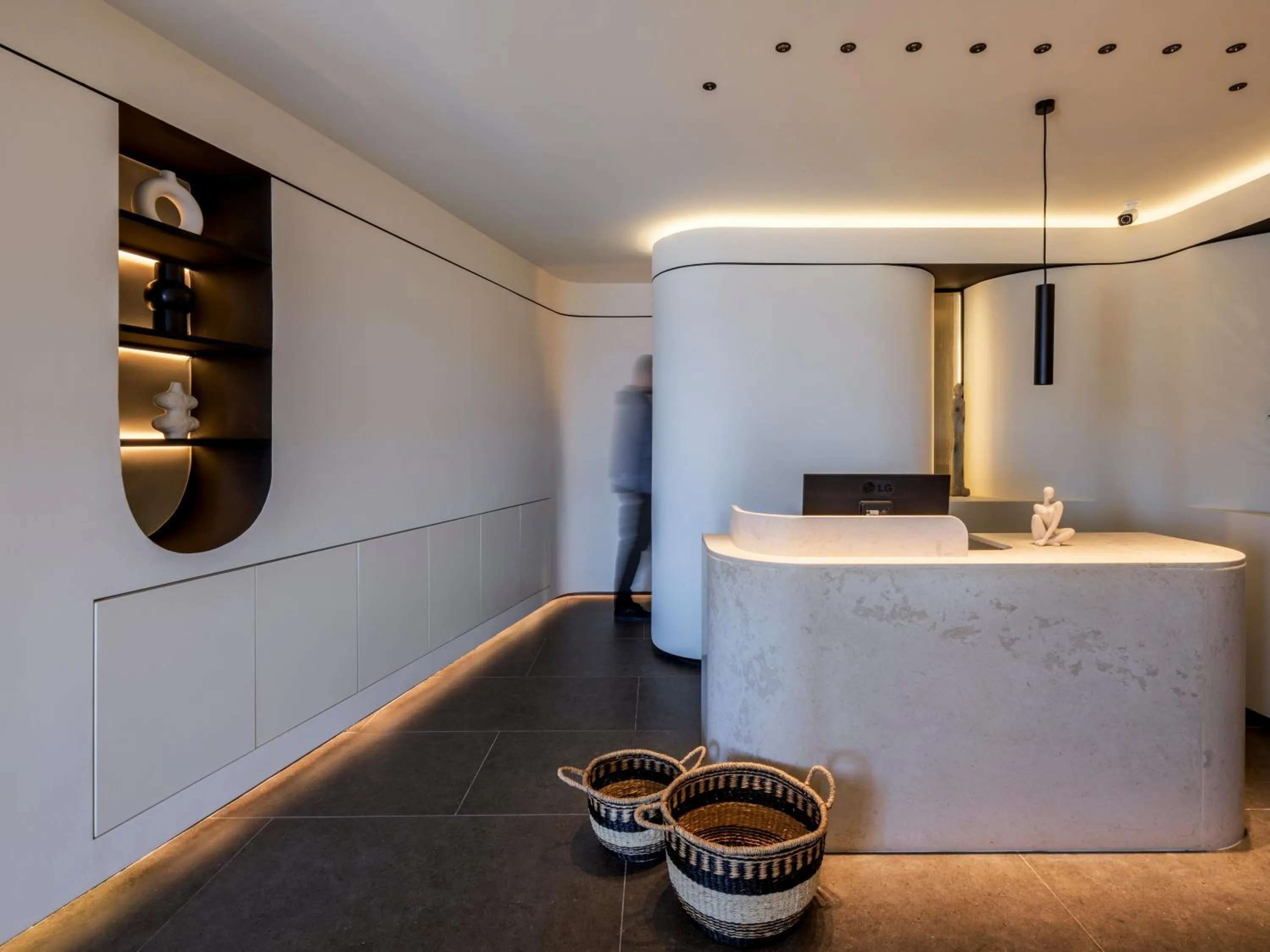 Lobby or reception in Yalos Hotel Sunset view Mykonos town private rooms