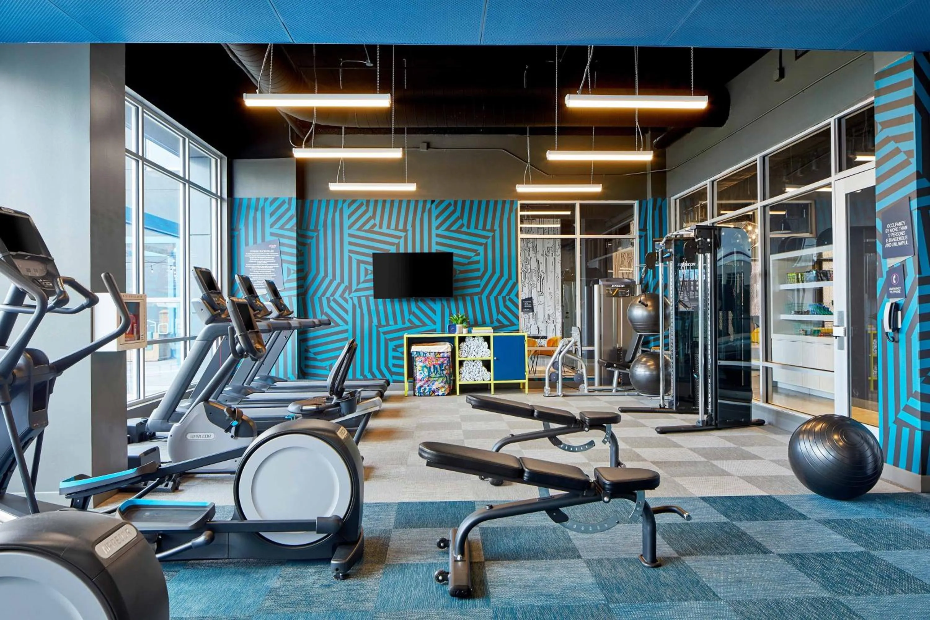 Fitness centre/facilities in Aloft Chattanooga Hamilton Place