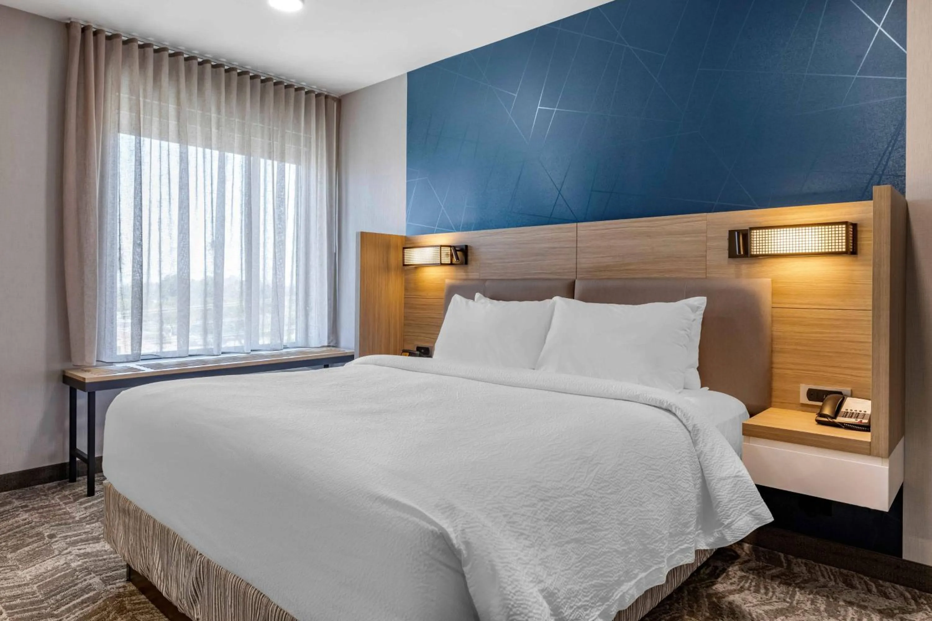 Bedroom, Bed in SpringHill Suites by Marriott Anaheim Placentia Fullerton
