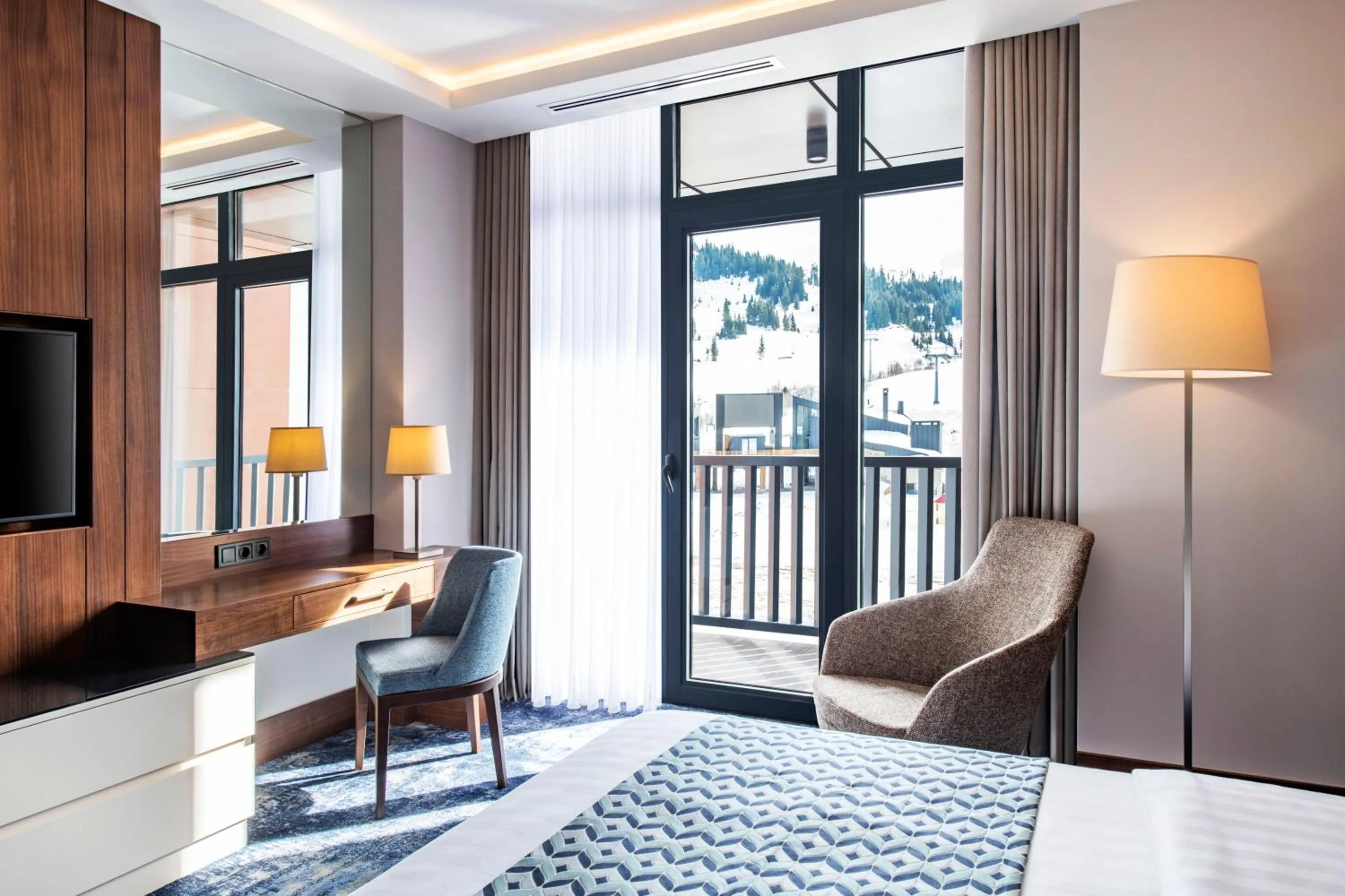 Photo of the whole room, Bed in Ambassadori Goderdzi Hotel