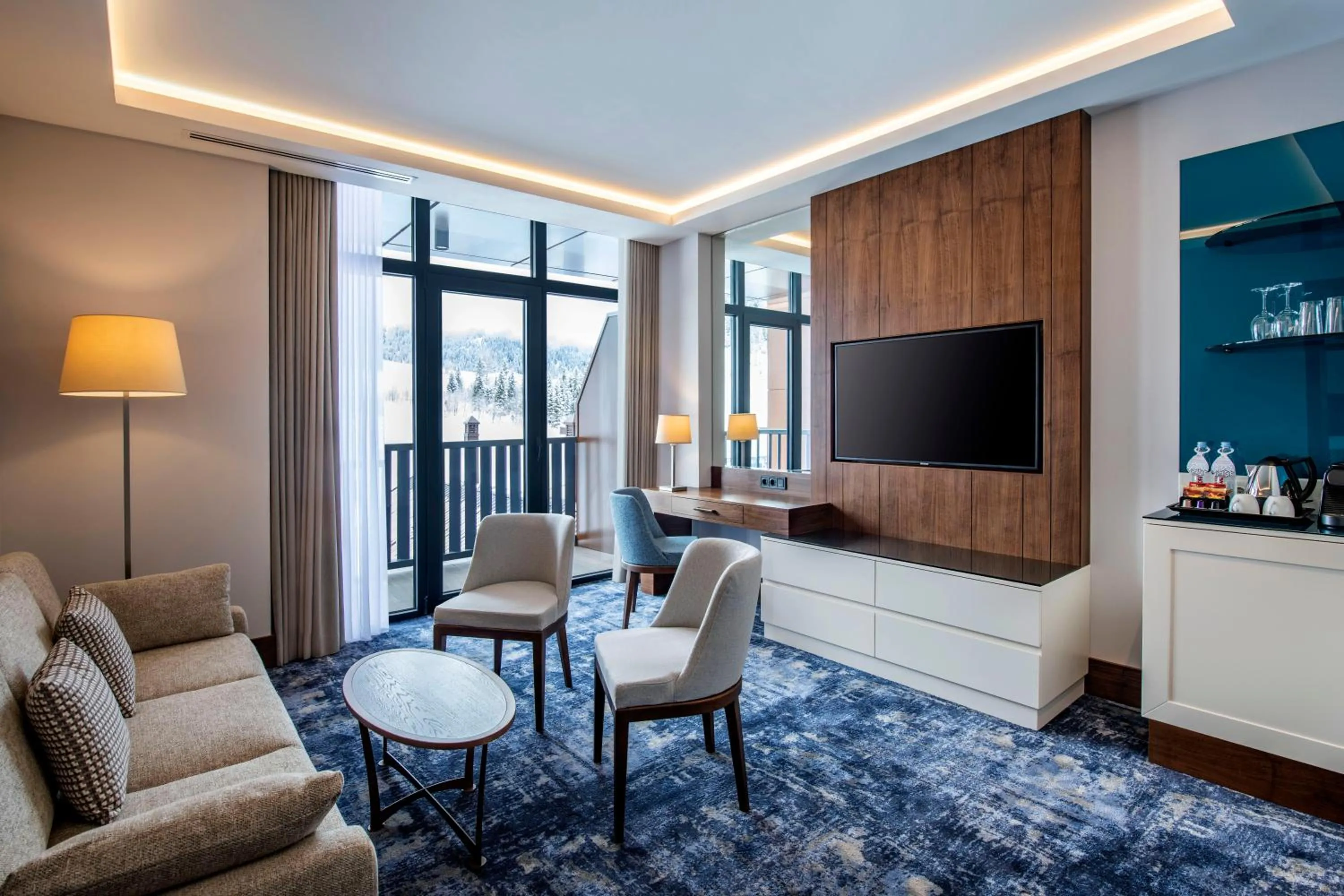 Living room in Ambassadori Goderdzi Hotel