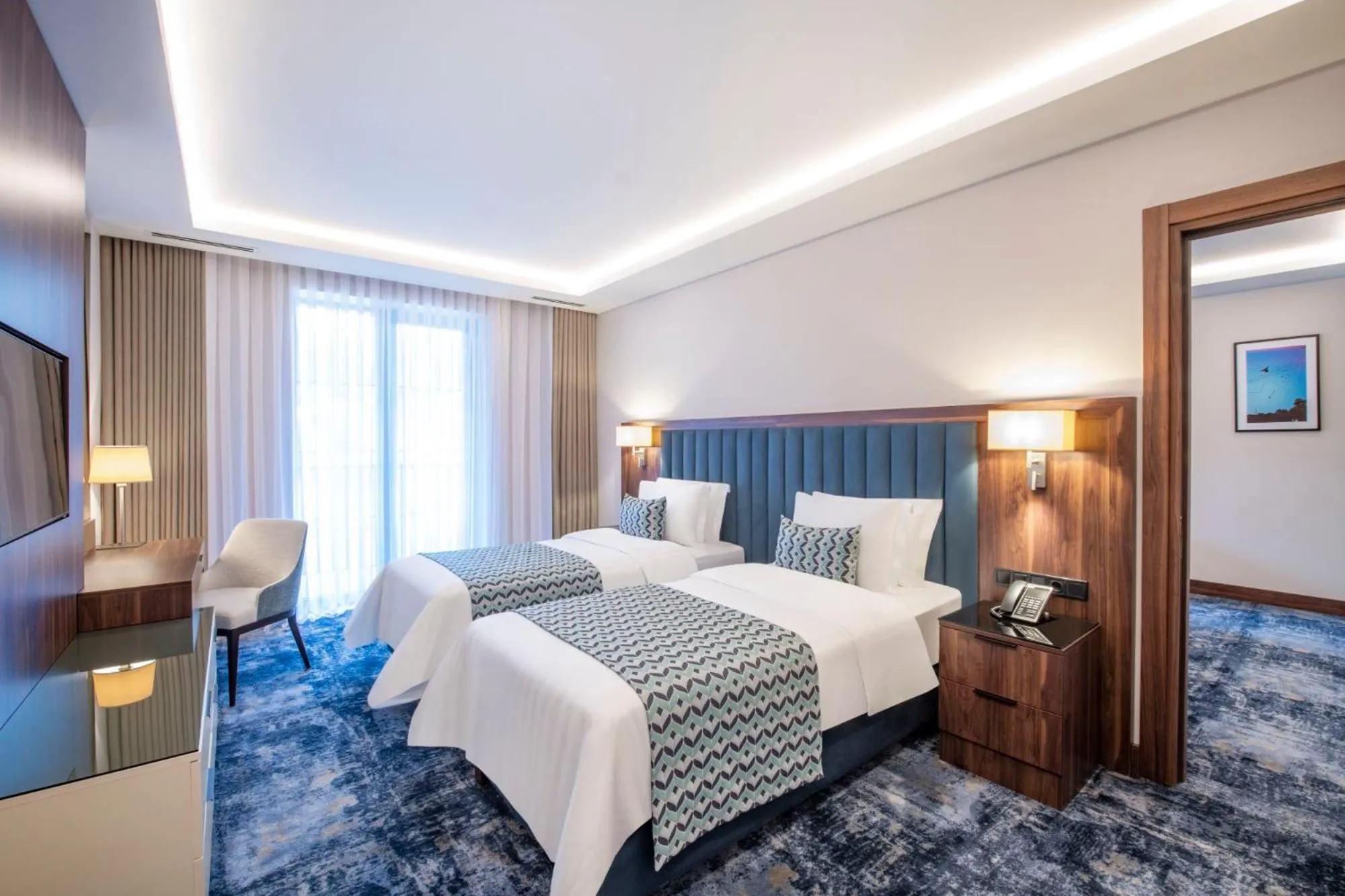 Bed in Ambassadori Goderdzi Hotel