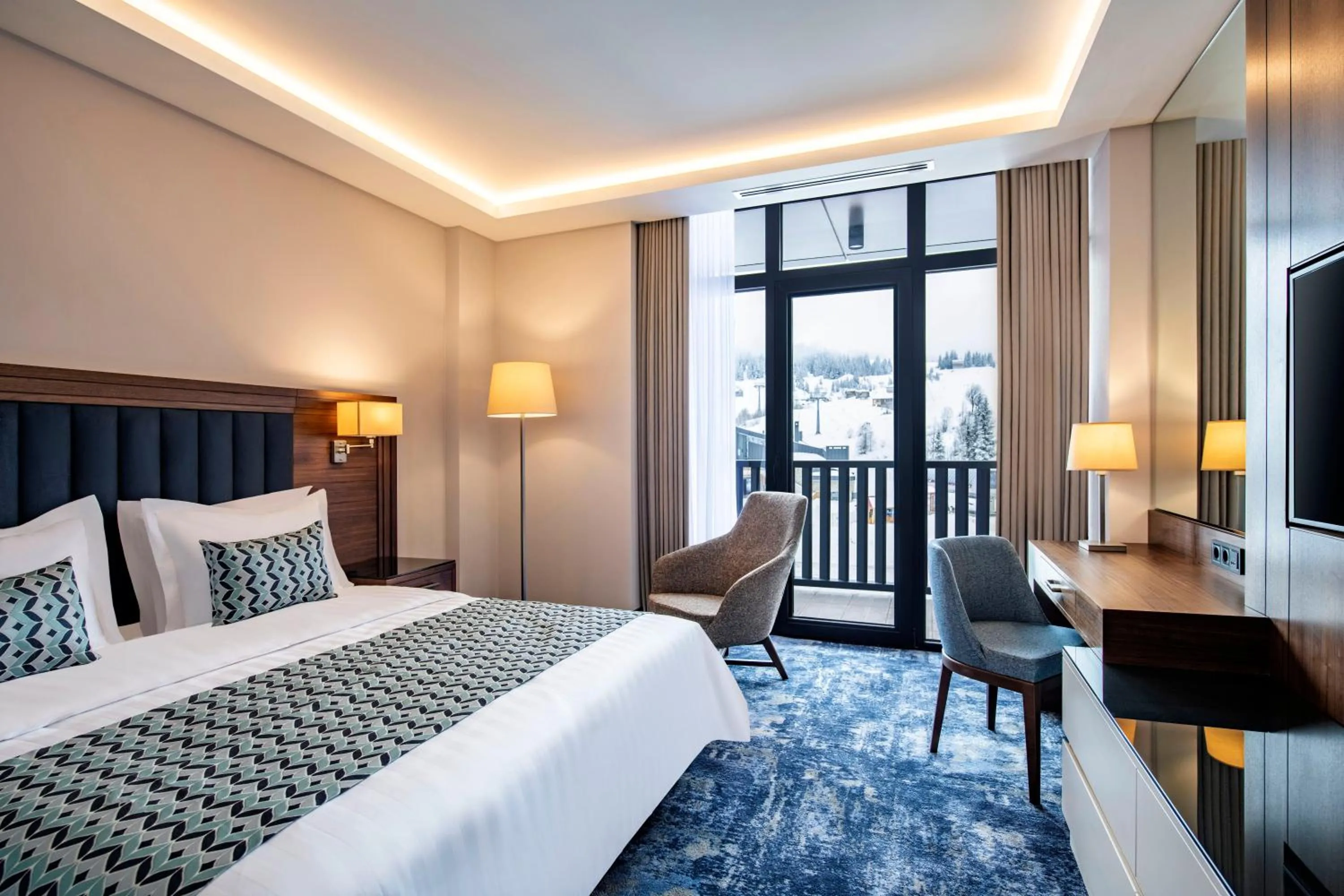 Photo of the whole room, Bed in Ambassadori Goderdzi Hotel