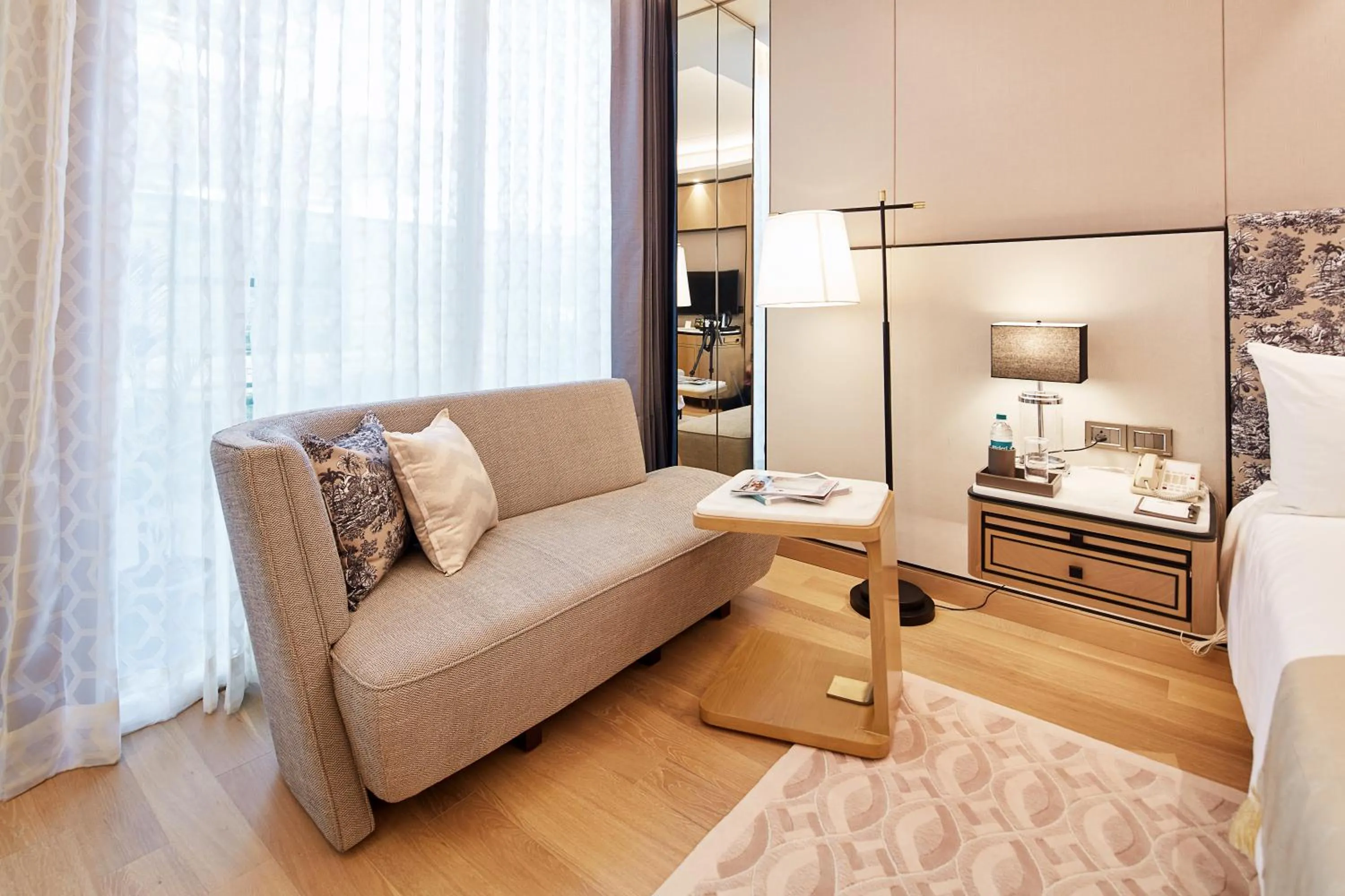 Bedroom, Bed in The Leela Bhartiya City Bengaluru