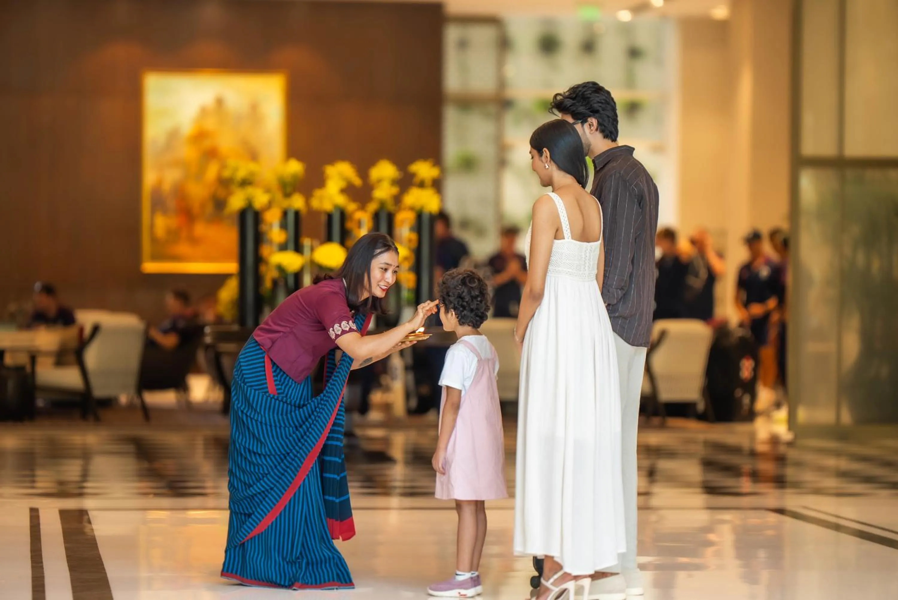 Lobby or reception in The Leela Bhartiya City Bengaluru