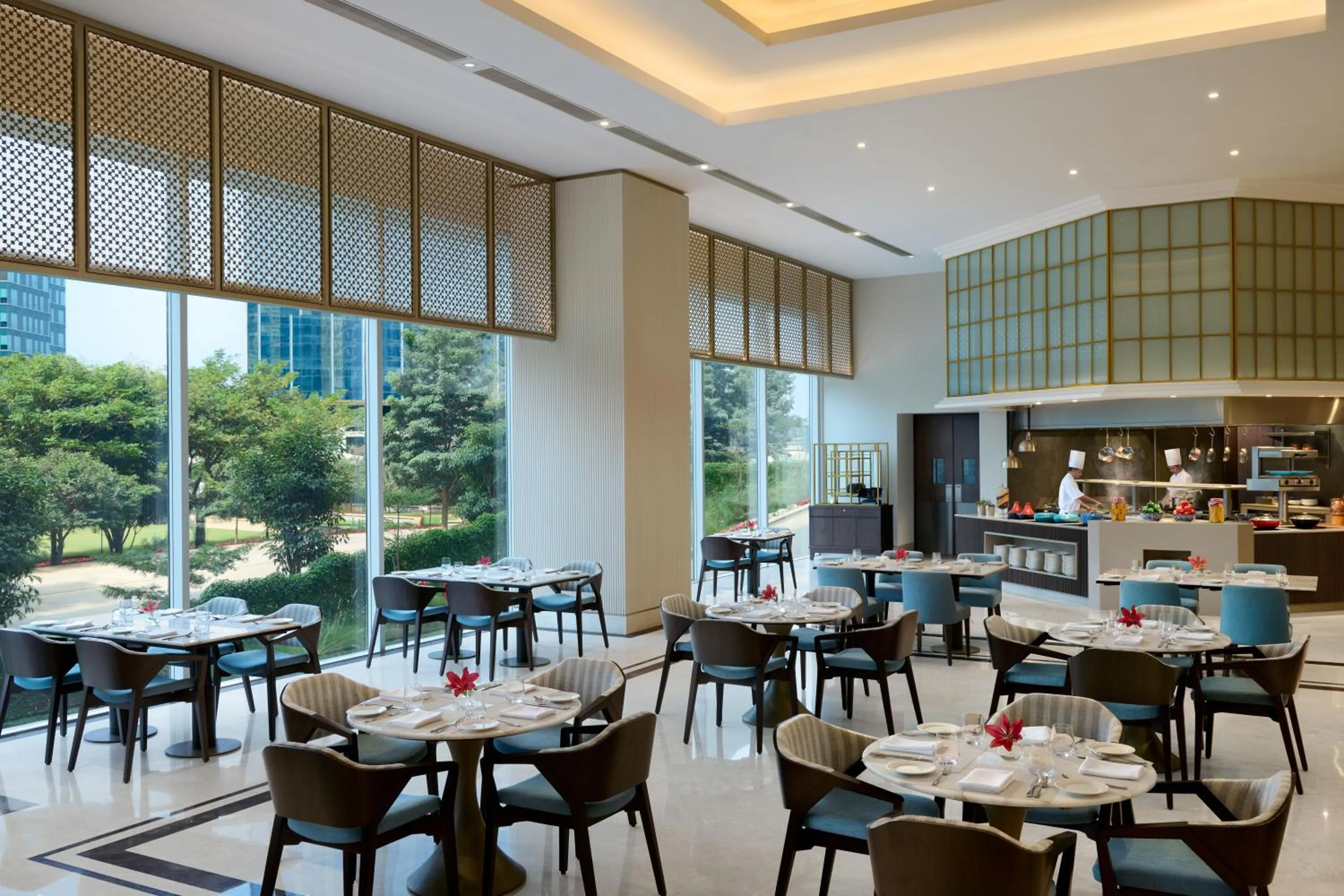 Restaurant/places to eat in The Leela Bhartiya City Bengaluru