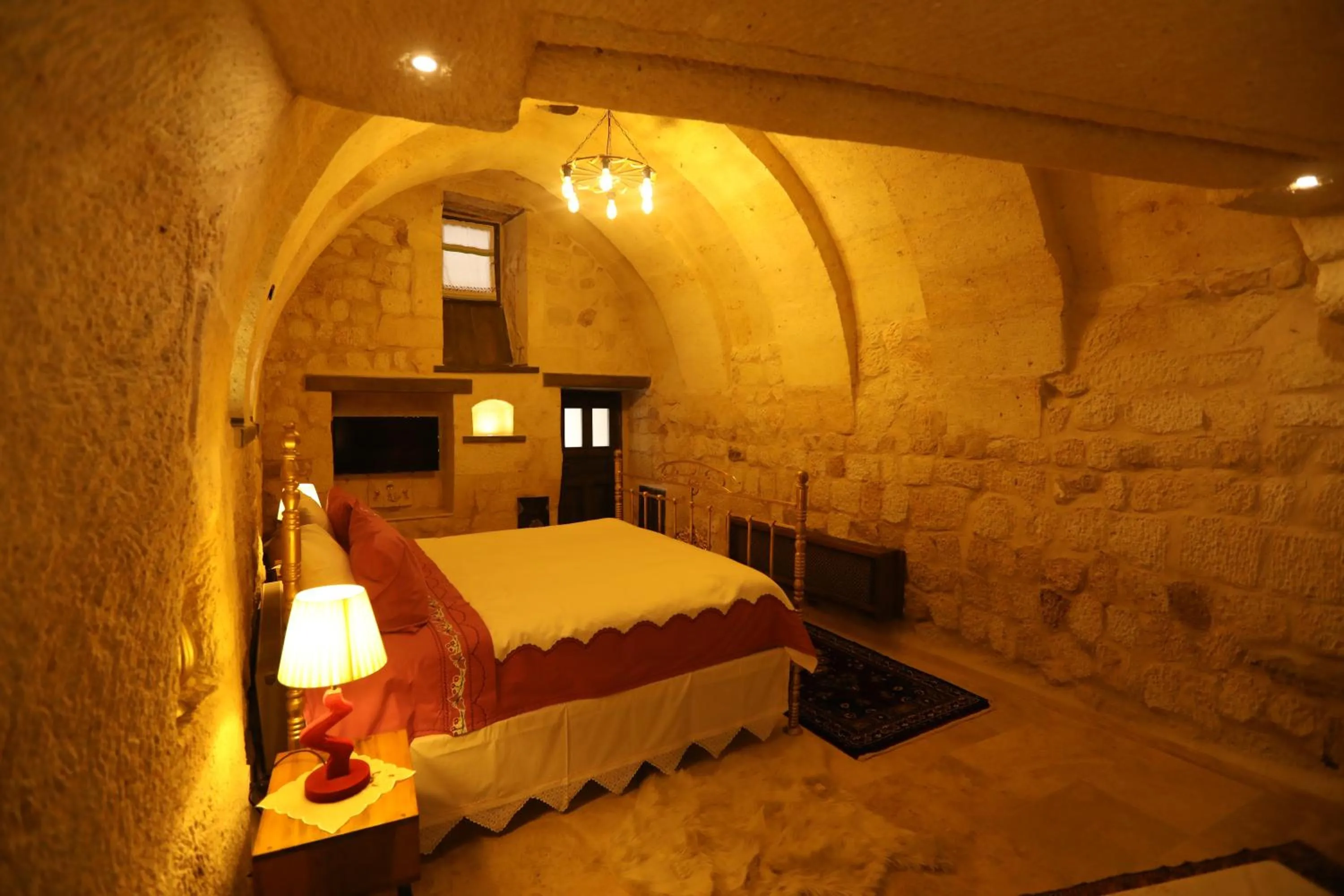Bedroom, Bed in Hancı Cave Hotel