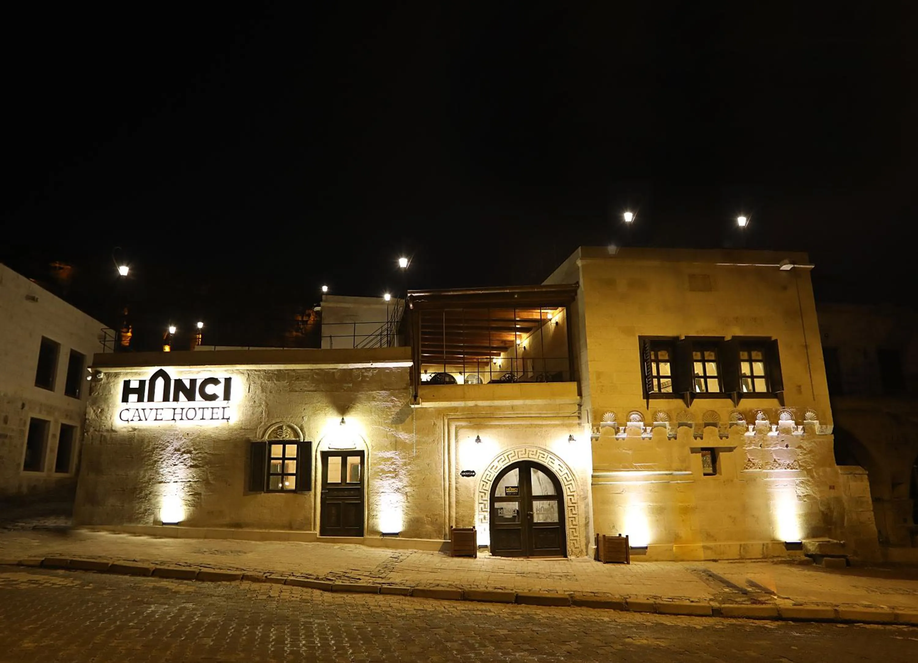 Property building in Hancı Cave Hotel