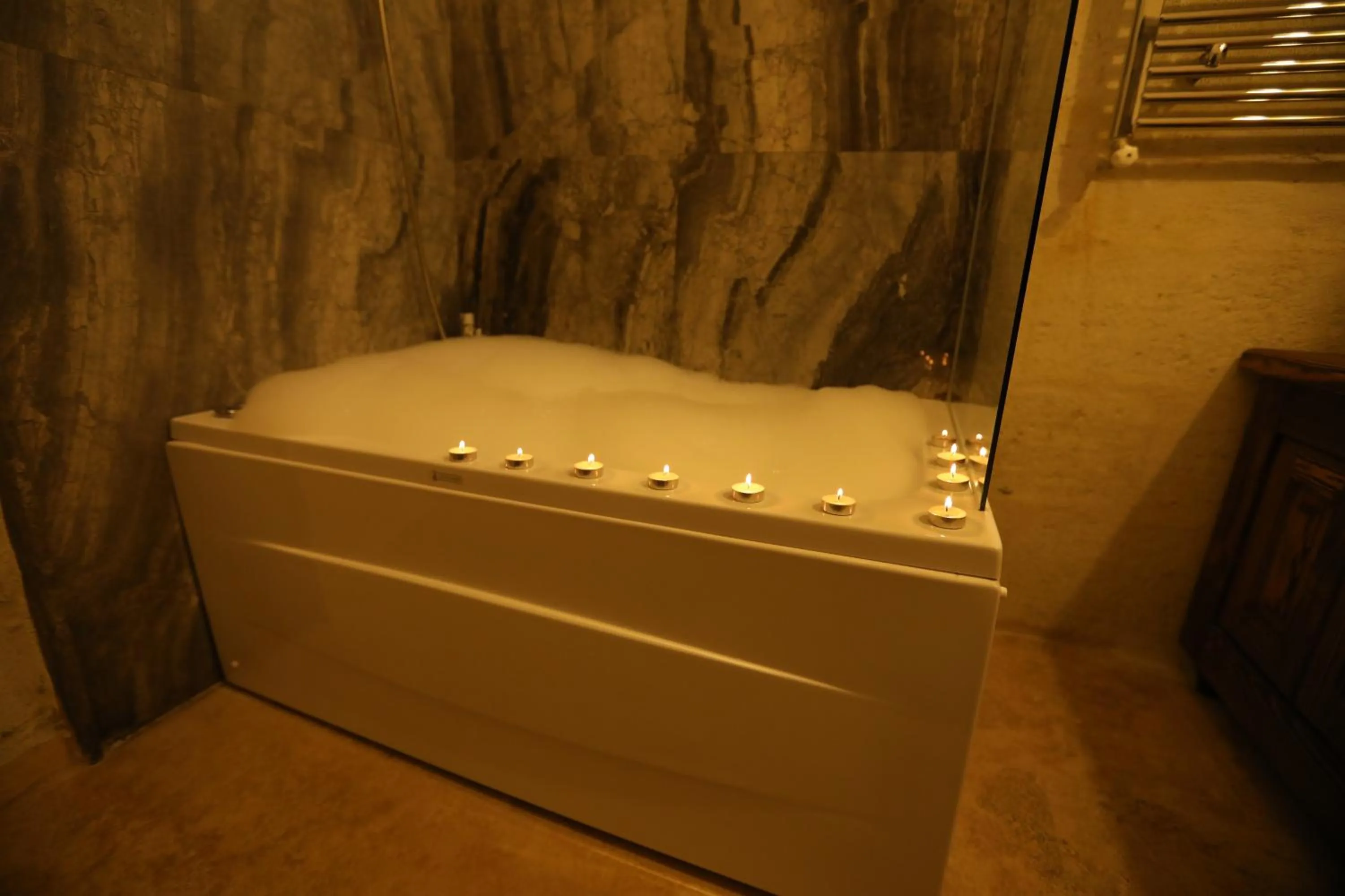 Bathroom in Hancı Cave Hotel