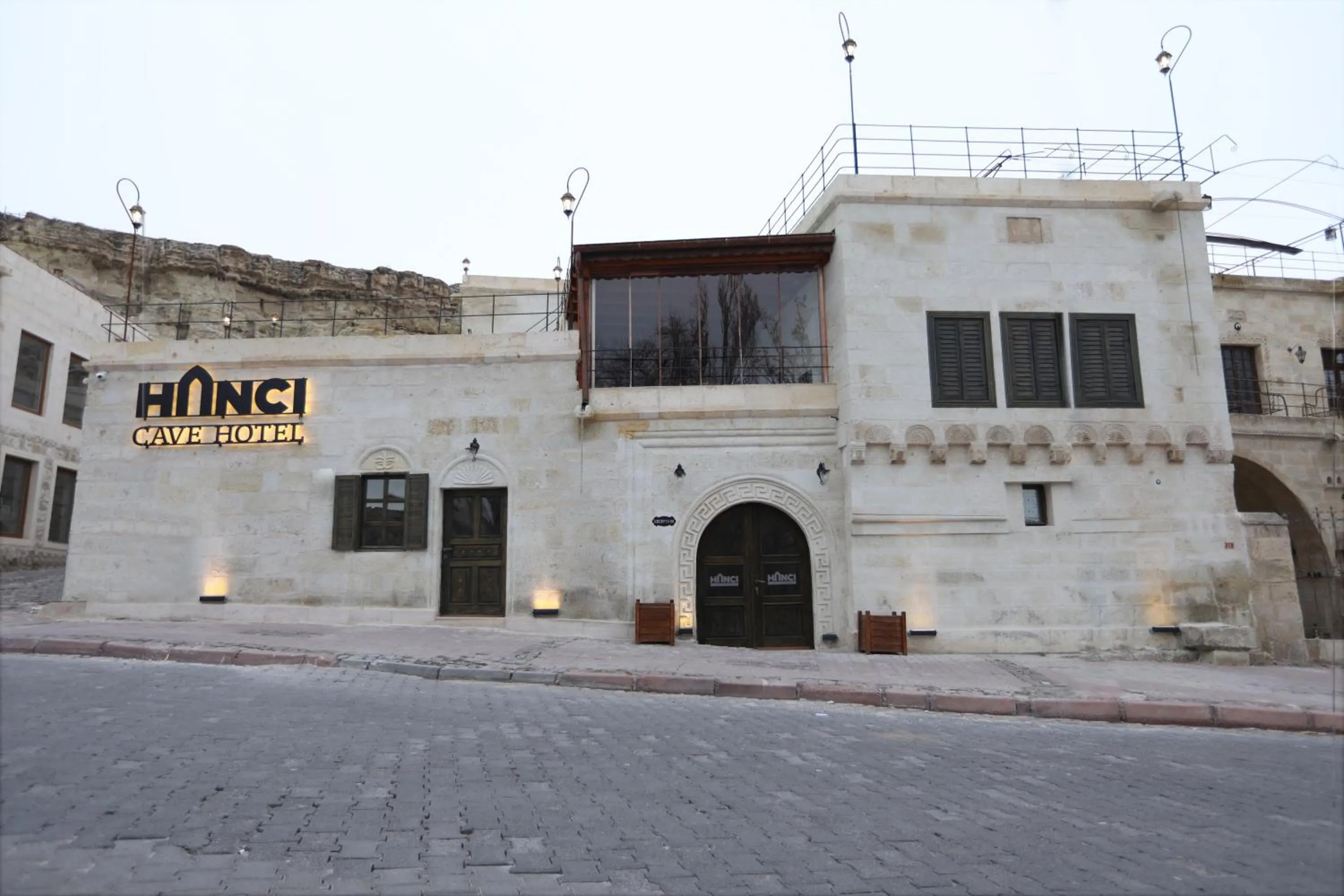 Property building in Hancı Cave Hotel