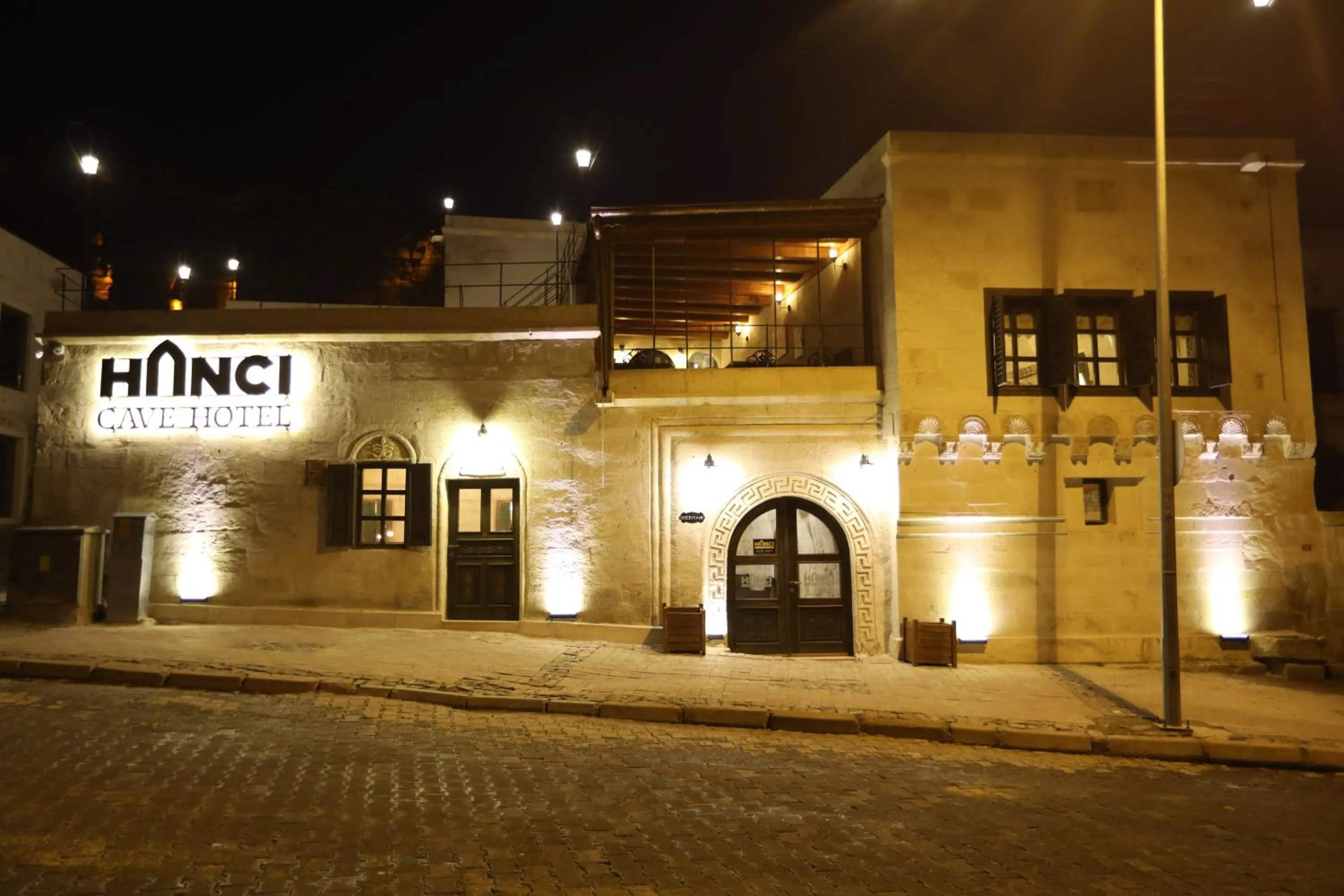 Property building in Hancı Cave Hotel