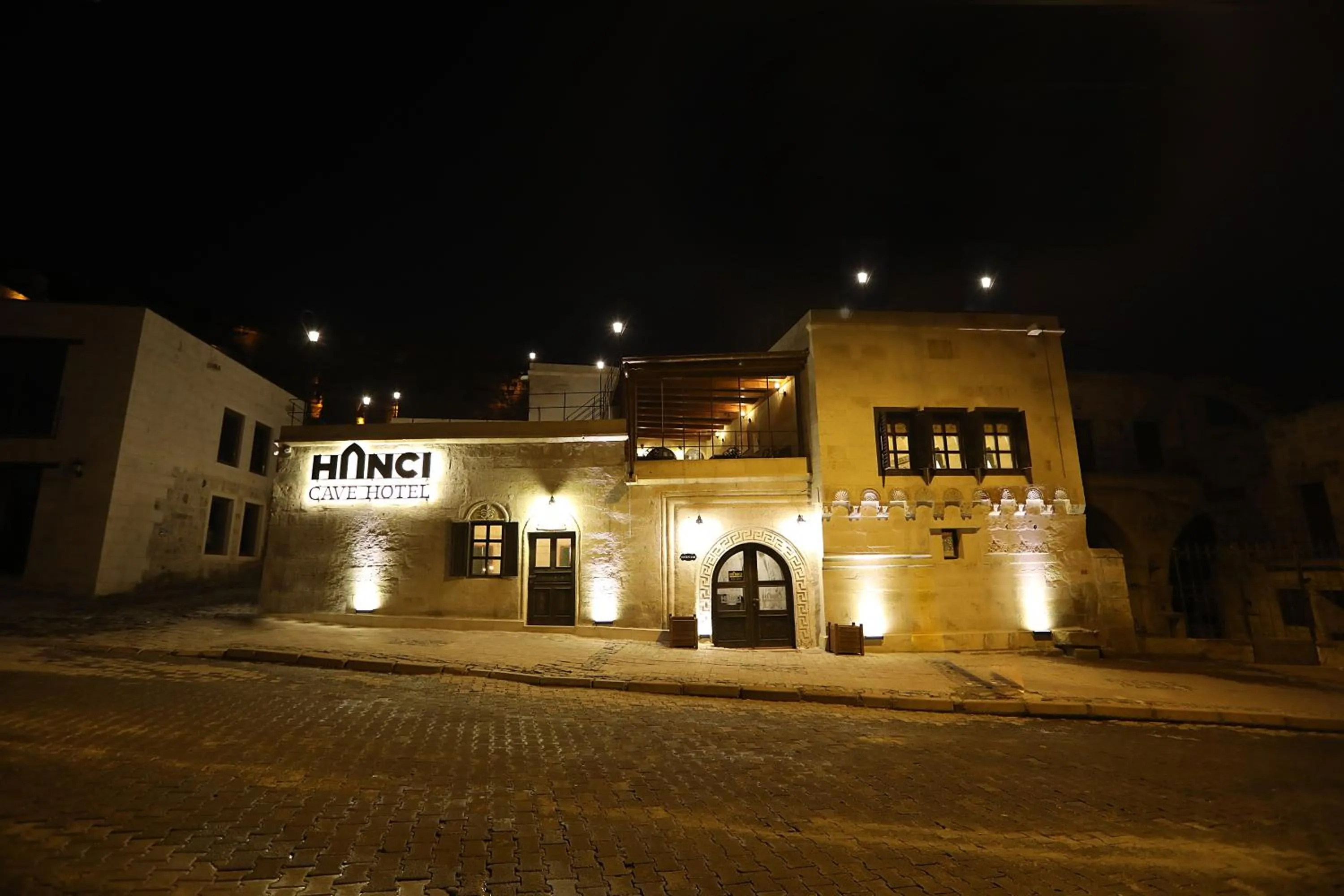 Property building in Hancı Cave Hotel