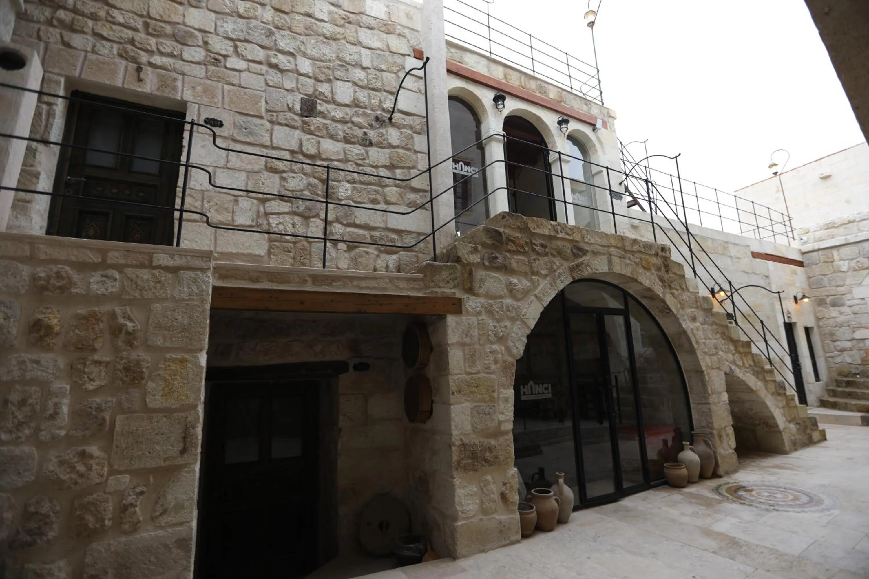 Property building in Hancı Cave Hotel