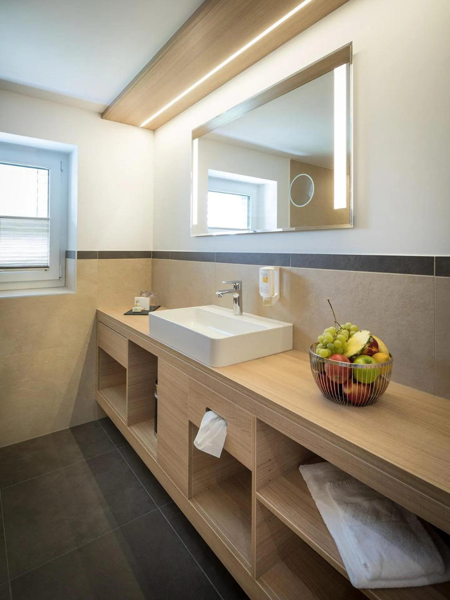 Bathroom in Design Hotel Frauenschuh