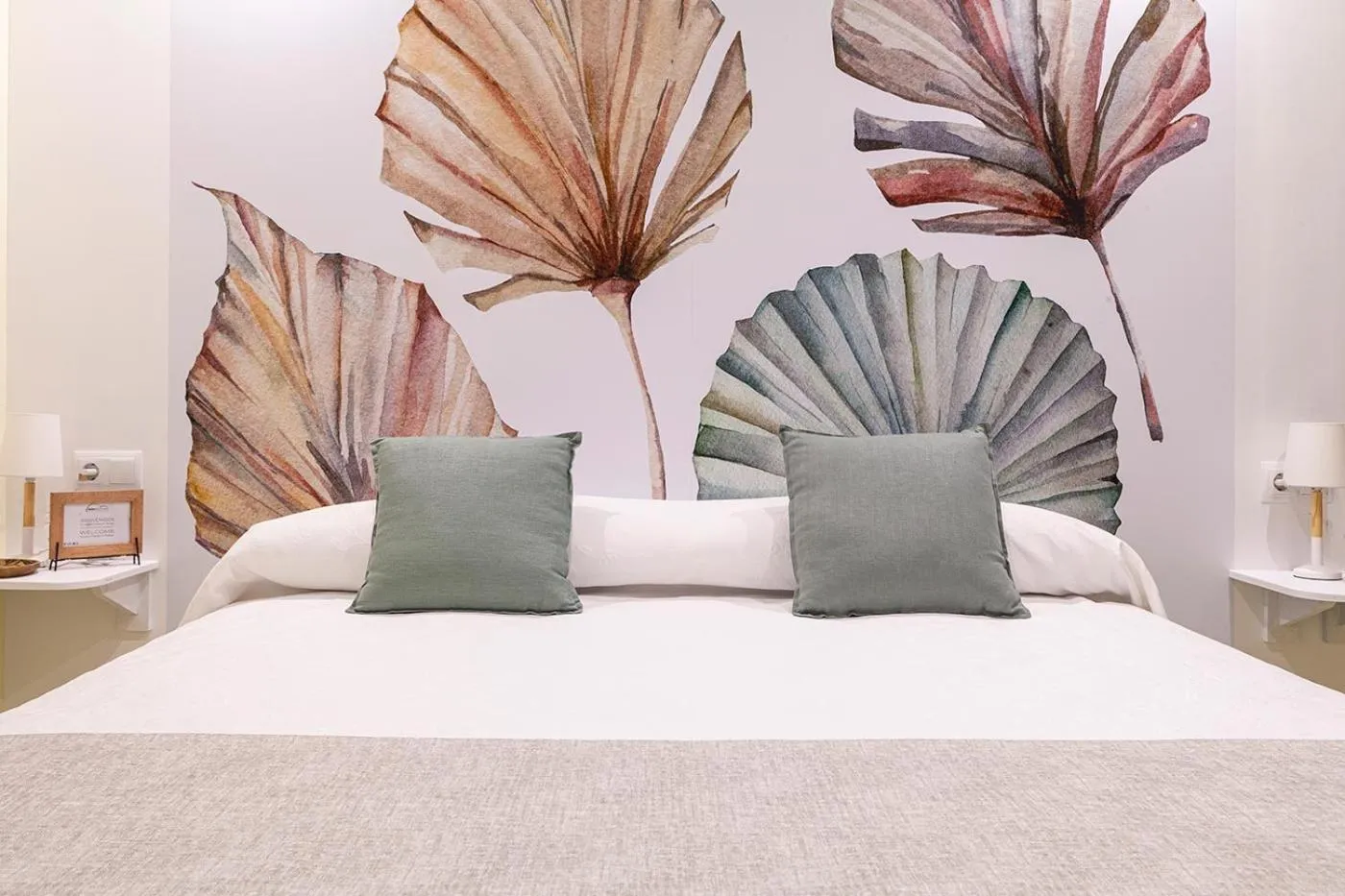 Bed in Hostal León Dormido