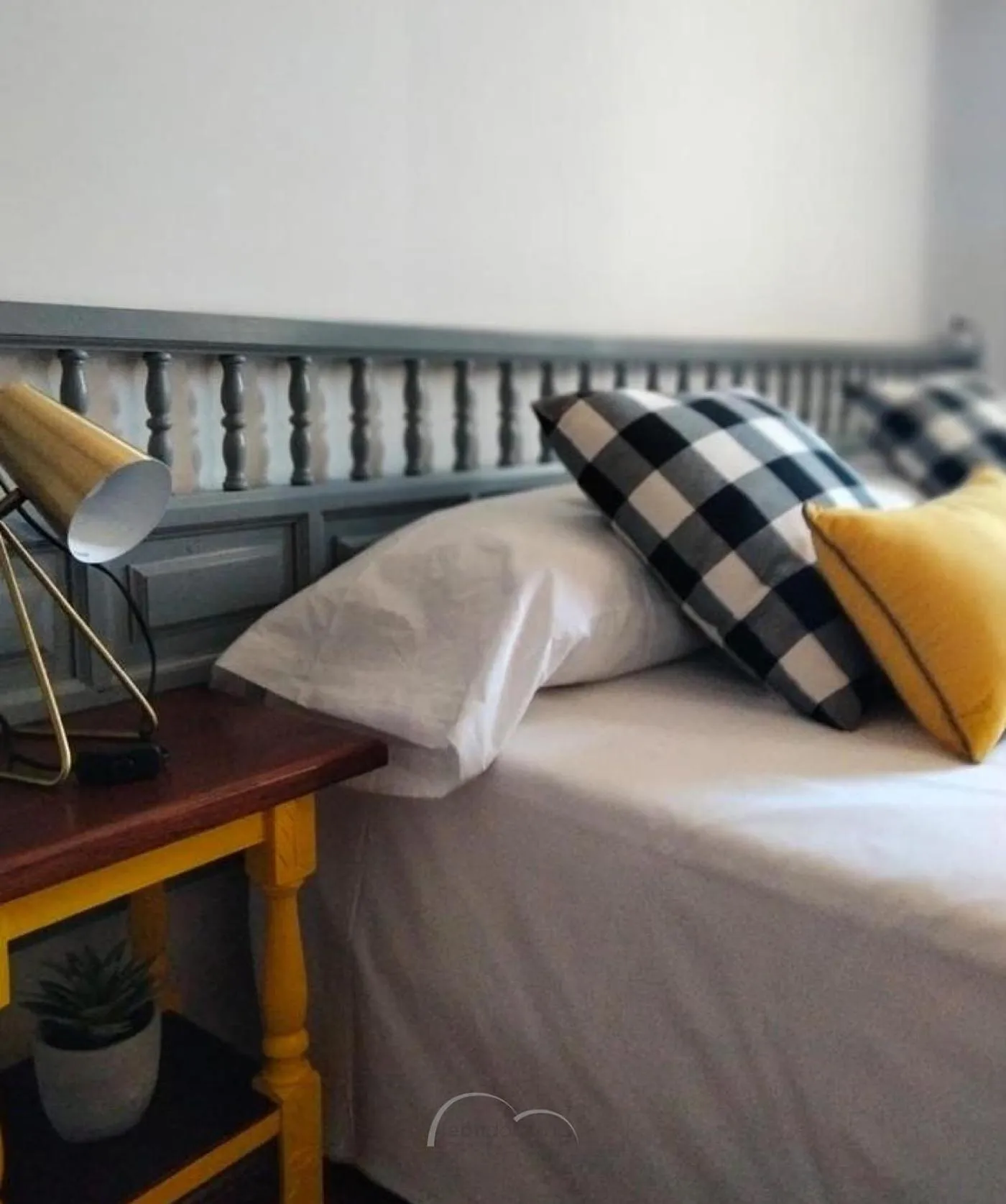 Bed in Hostal León Dormido