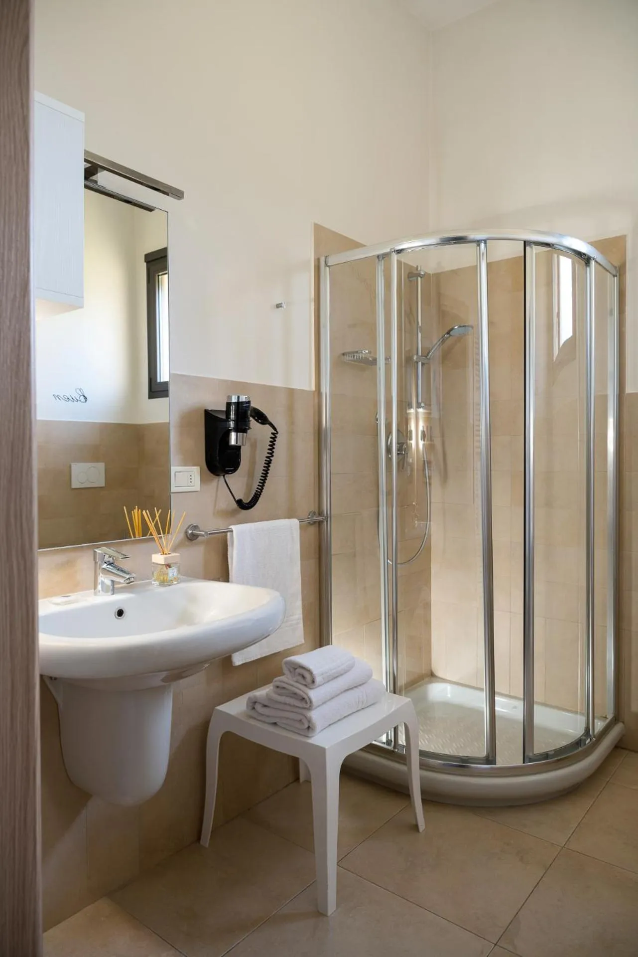 Shower in Castello D'Argile Hotel