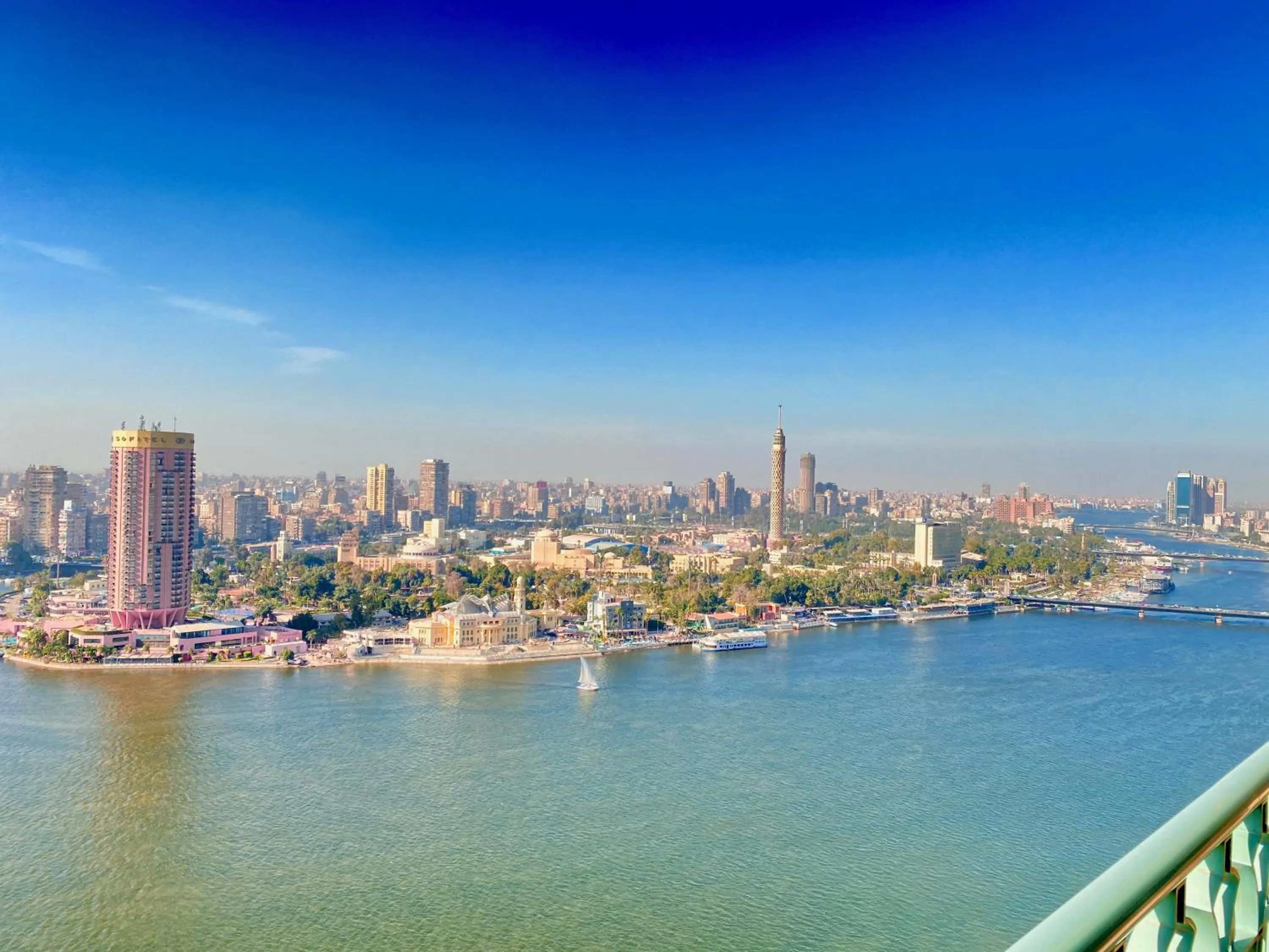 City view in Chez Haytham At Four Seasons Nile Plaza Residential Suite