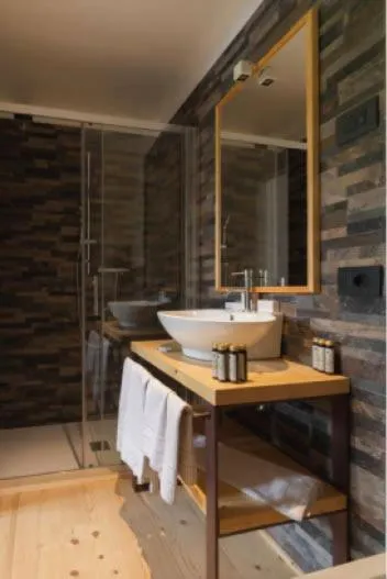 Bathroom in Tenuta Grimaldi Wine Resort