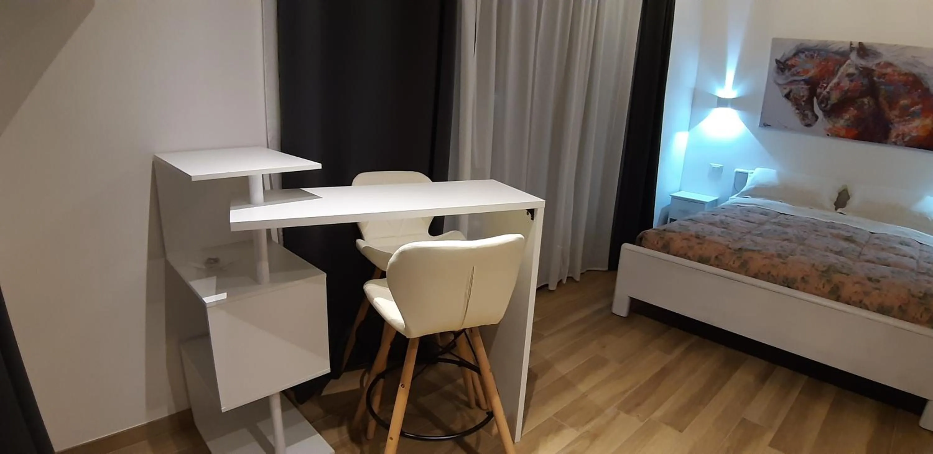 Dining area, Bed in B&B il Fienile del Borgo