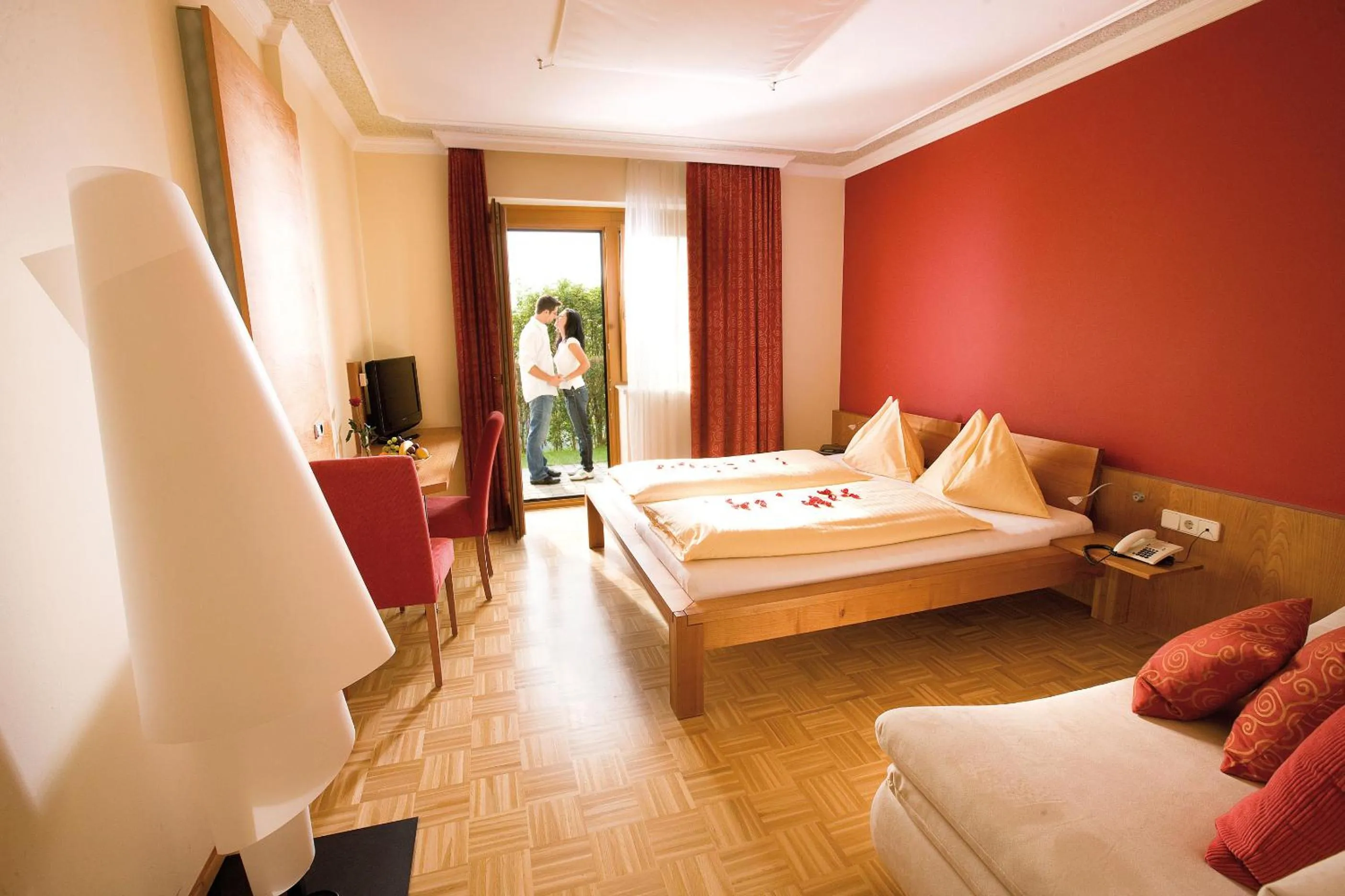 Photo of the whole room, Bed in Hotel Panoramahof Loipersdorf