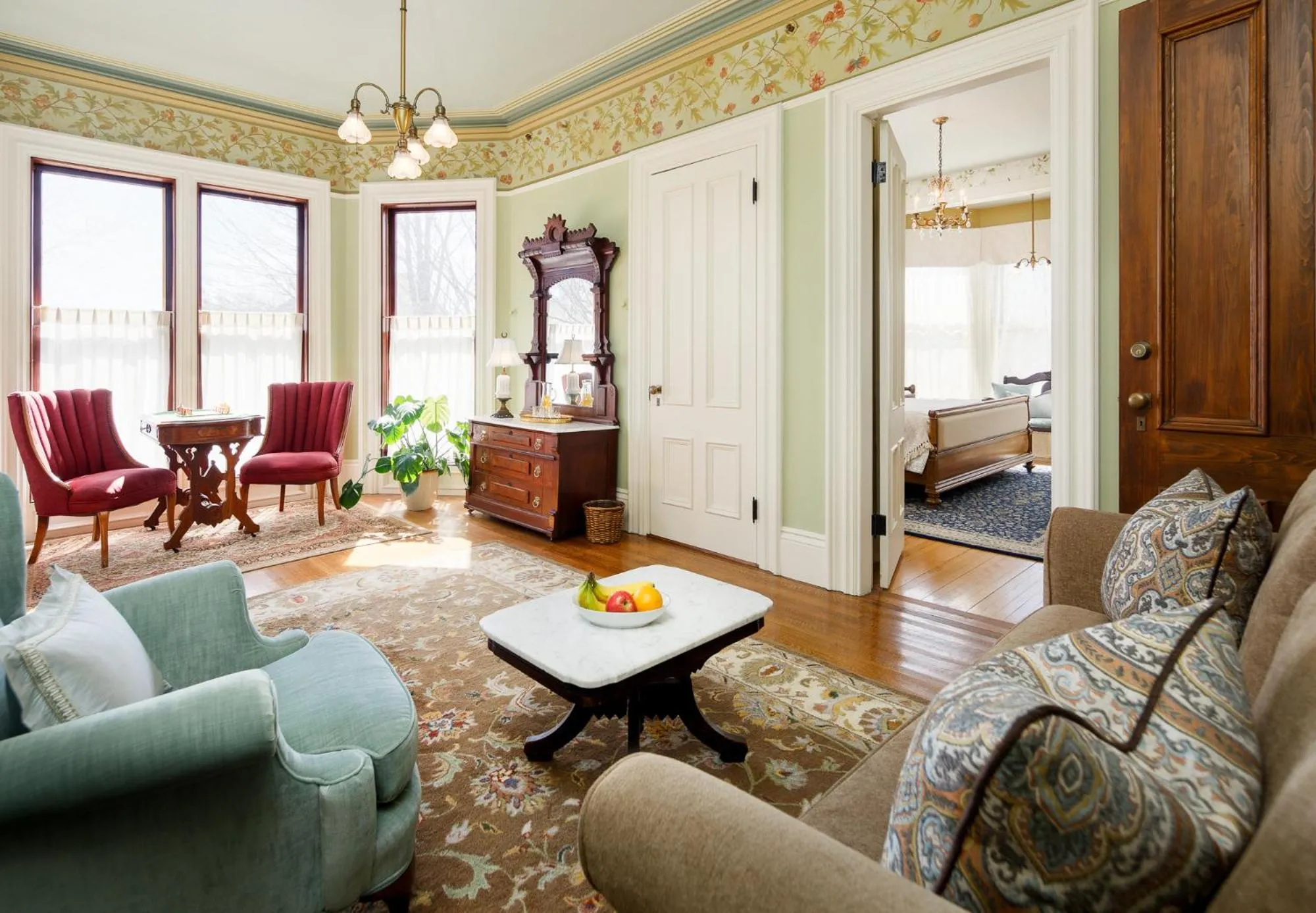 Seating area in The Lady Mary Inn