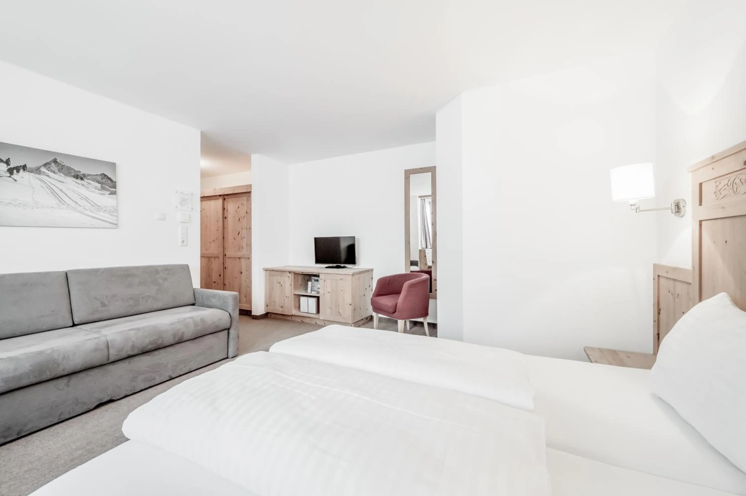 Bed in Sporthotel Olymp