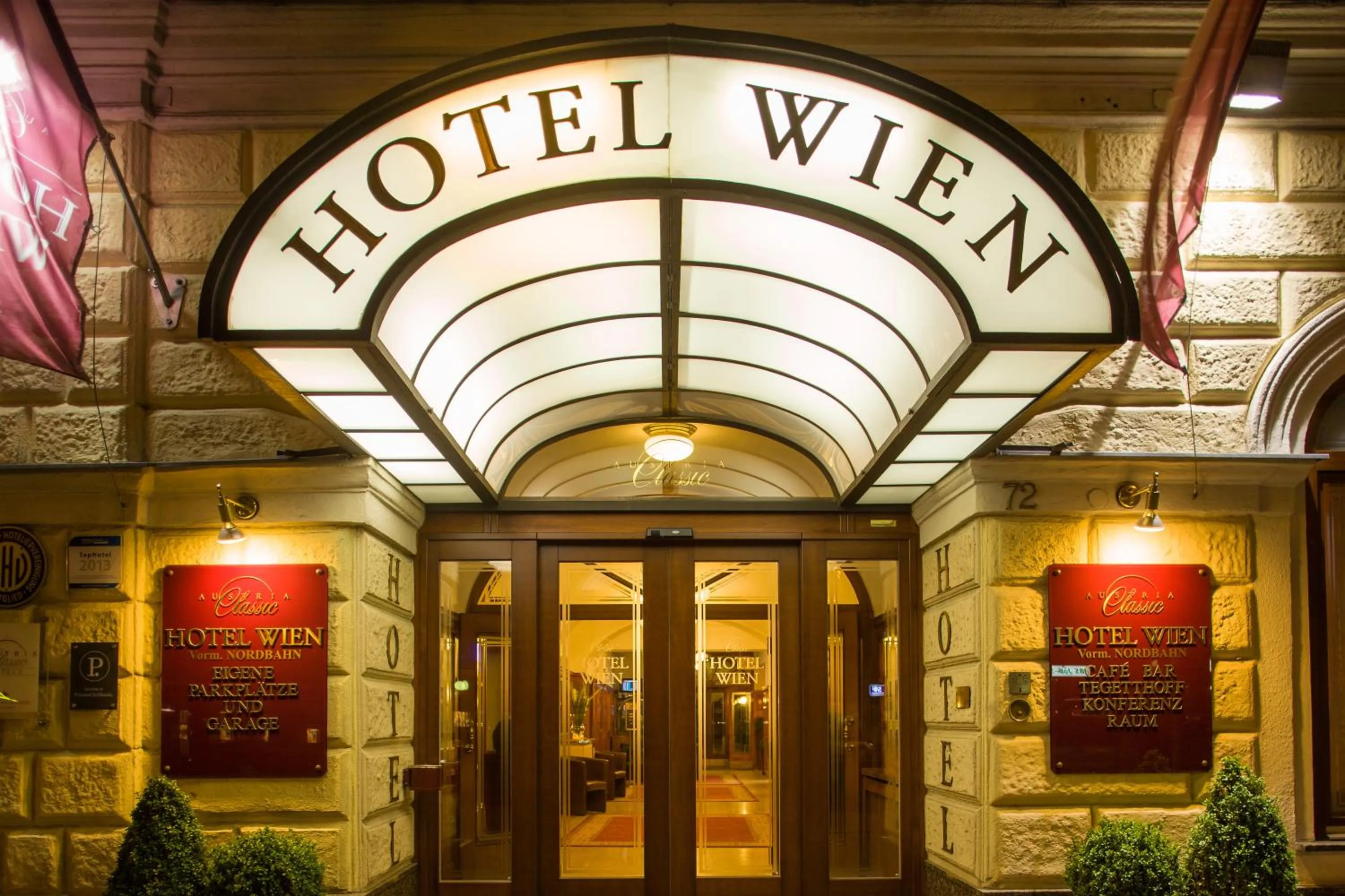 Facade/entrance in Austria Classic Hotel Wien