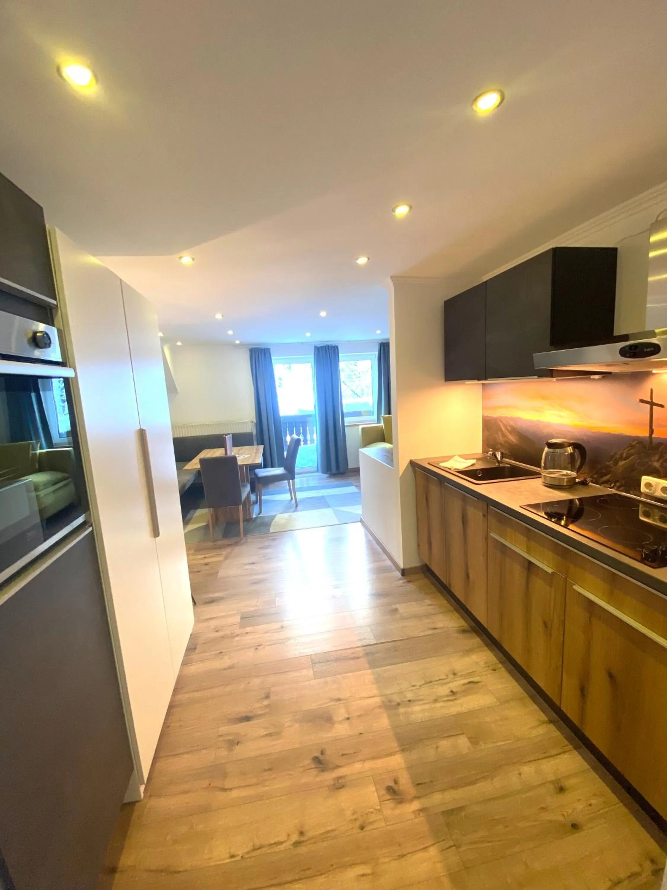 Kitchen or kitchenette in GRUBERS, Hotel Appartments Gastein