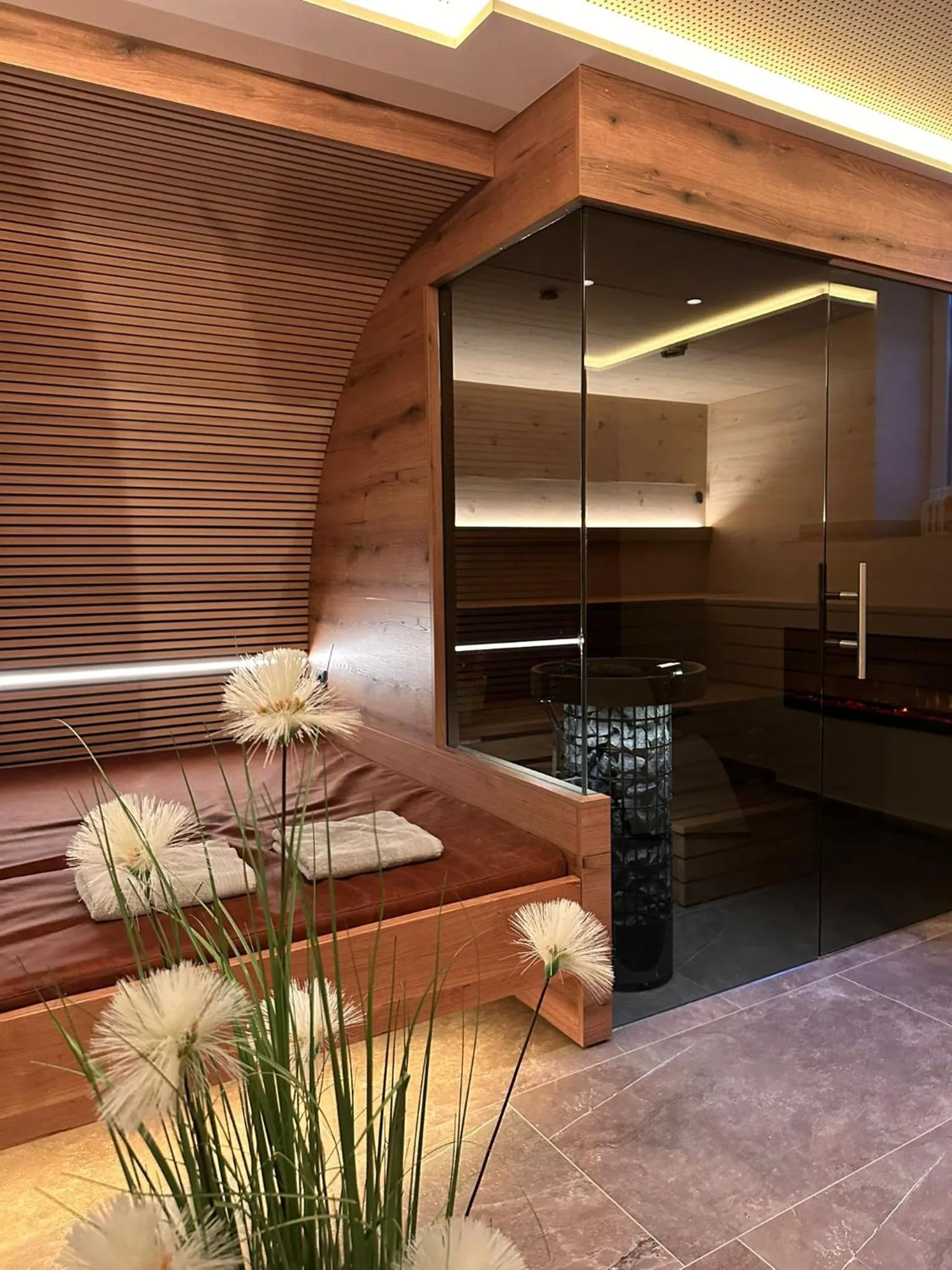 Sauna in GRUBERS, Hotel Appartments Gastein