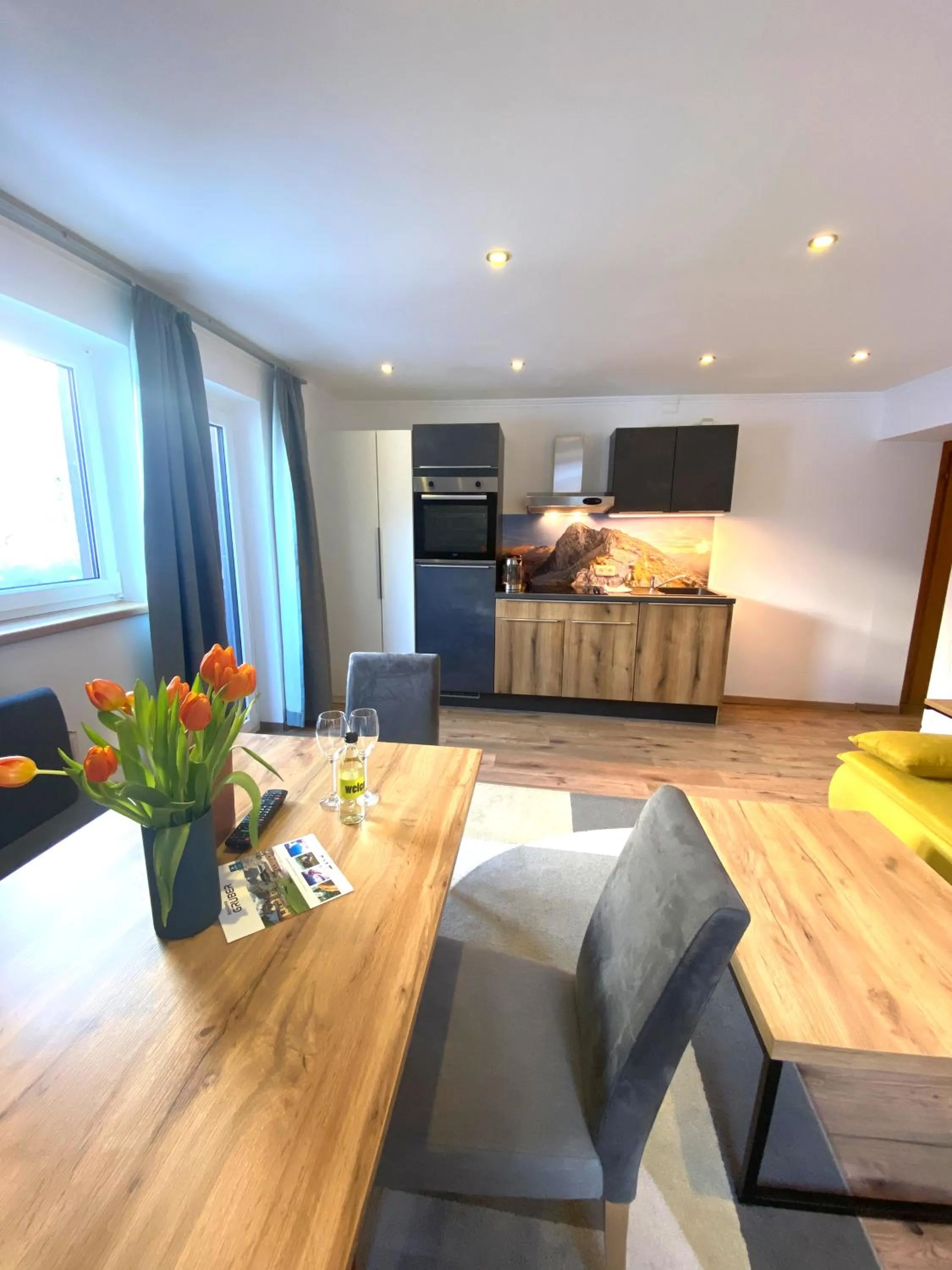 Kitchen or kitchenette in GRUBERS, Hotel Appartments Gastein