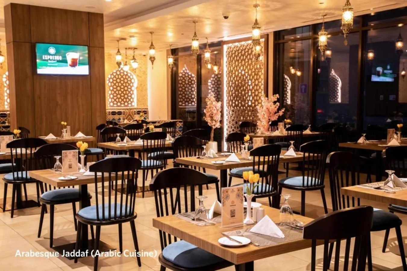 Restaurant/places to eat in Grand Kingsgate Jaddaf Waterfront Hotel by Millennium