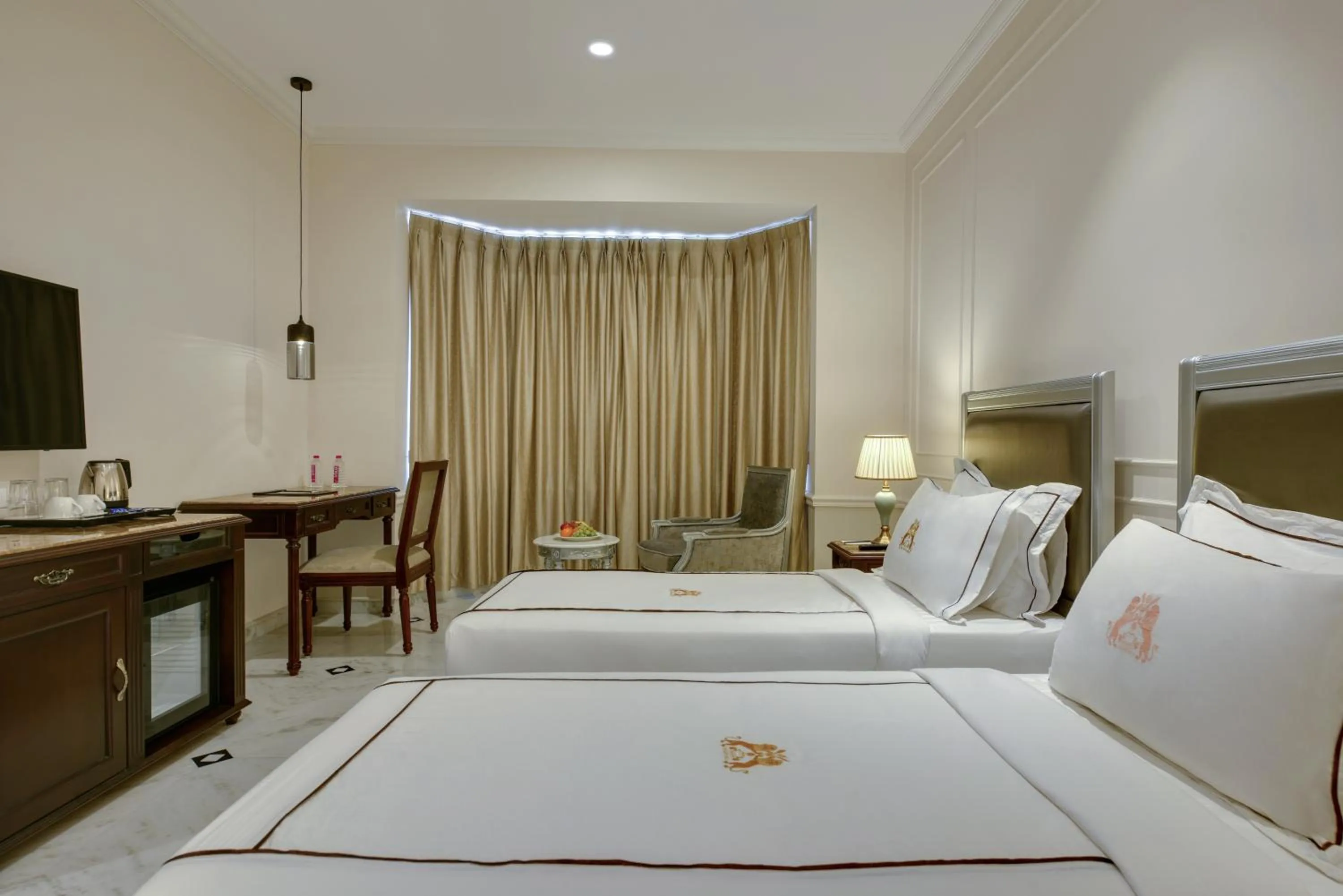 Photo of the whole room, Bed in SHAHPURA DEV PANACHE